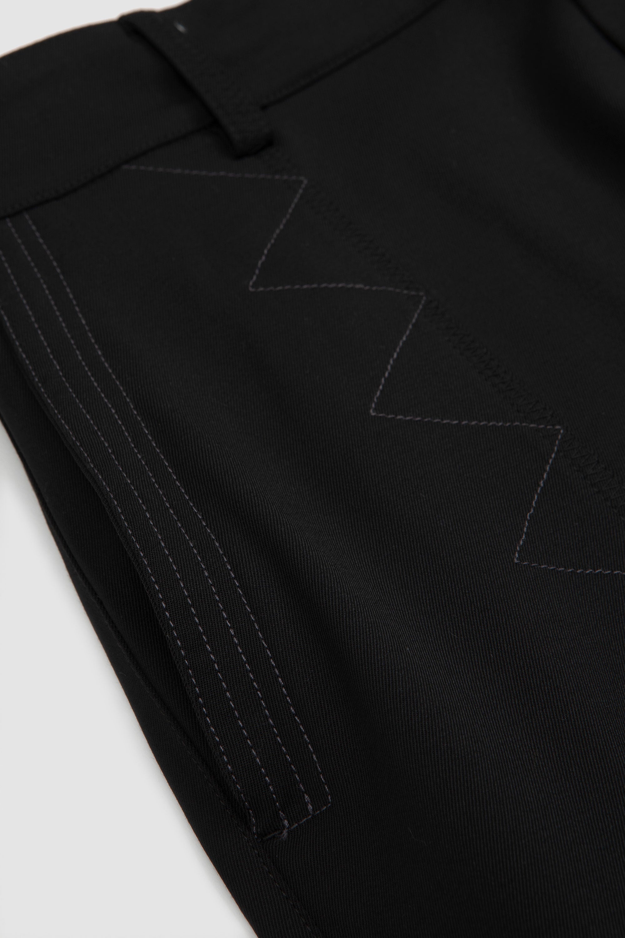 Jacklight Trouser Light Wool Crow black