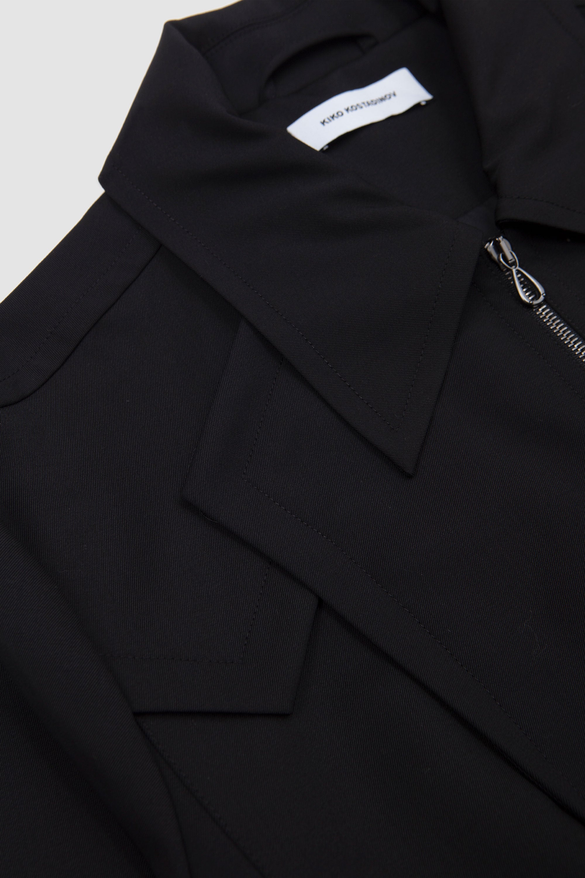 Kraner Cropped Blouson Crow Black