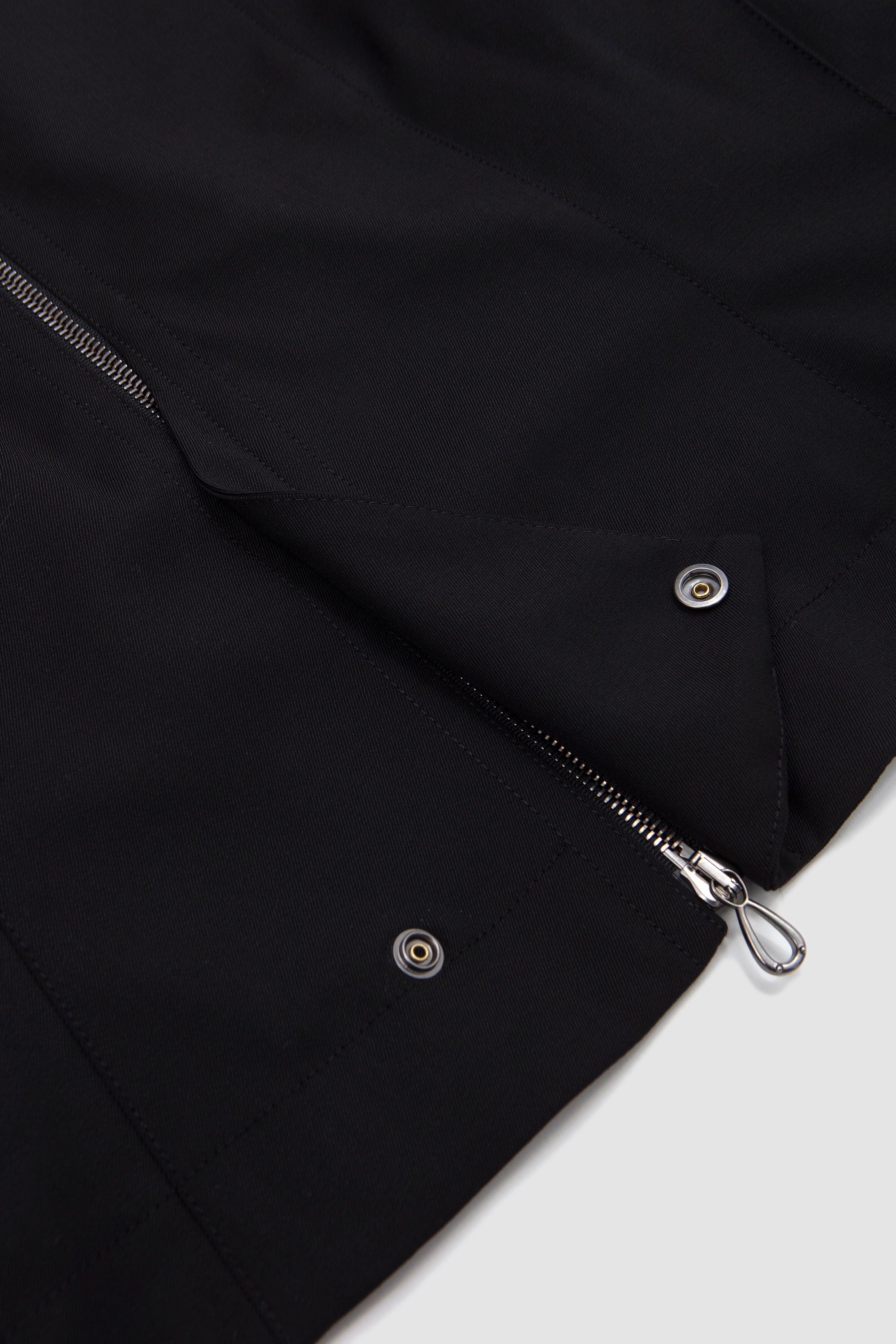 Kraner Cropped Blouson Crow Black