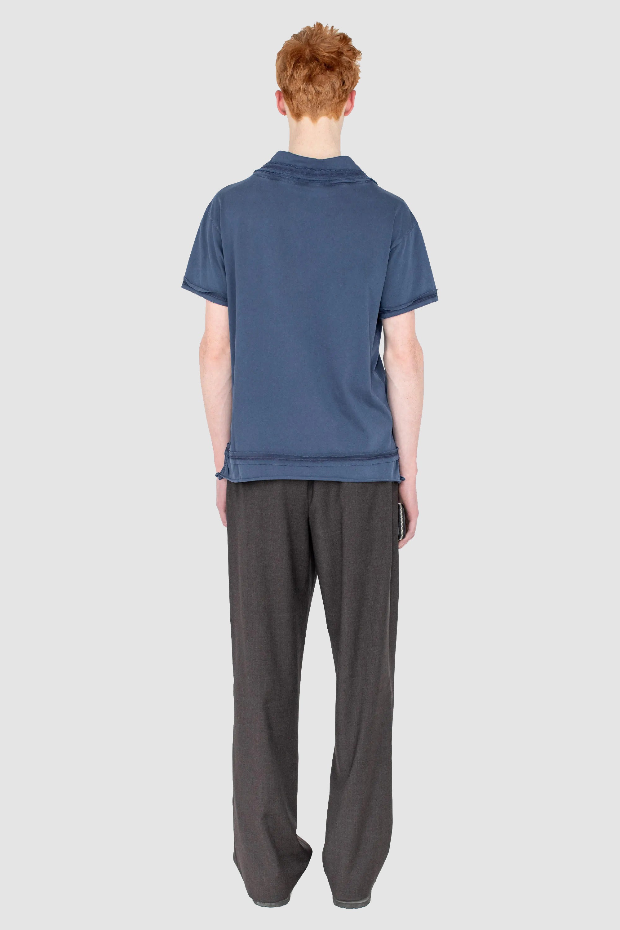 Otak Polo Shirt Navy_3