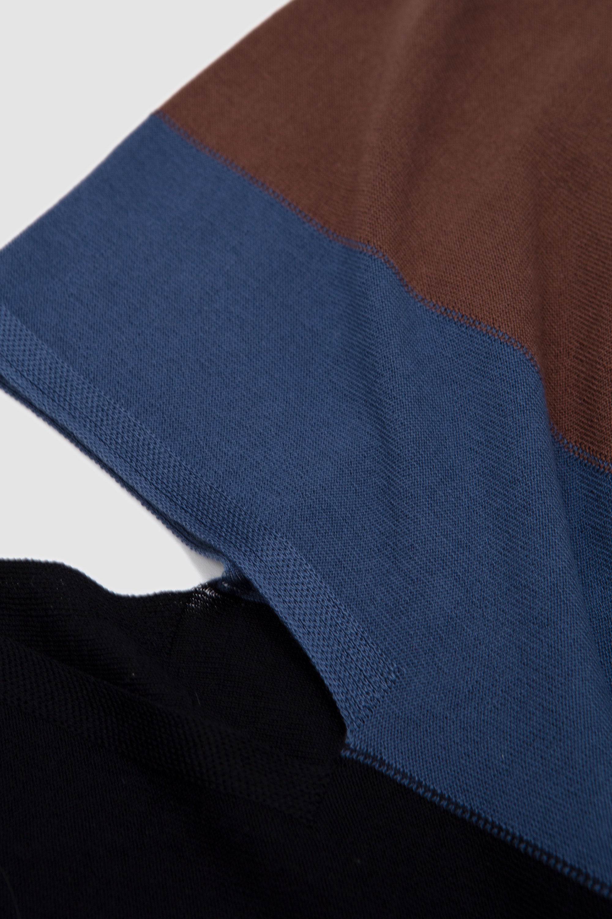 Sigo Wide Knit Scarf Brown