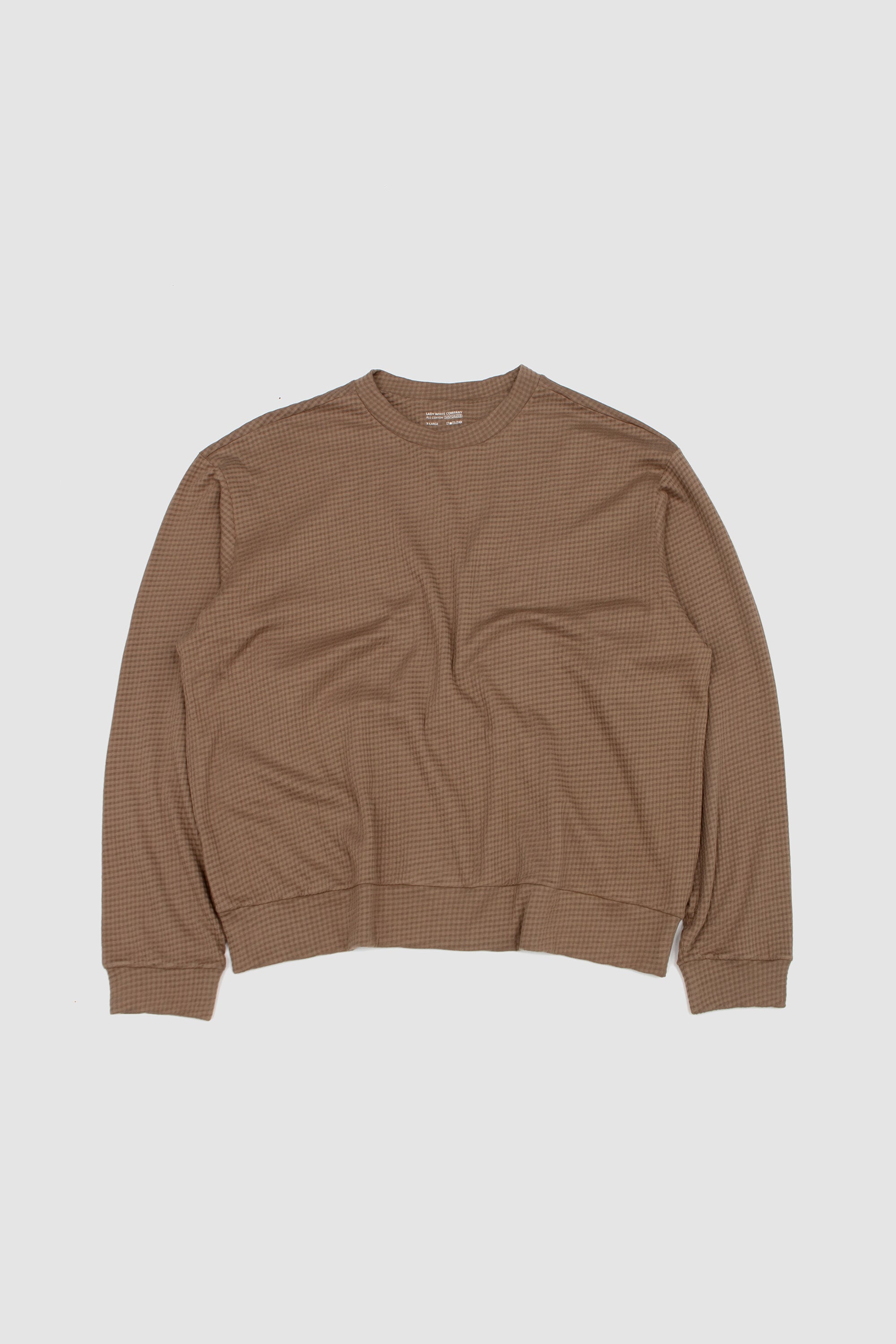 2-PLY Gauze Crewneck Elm_1