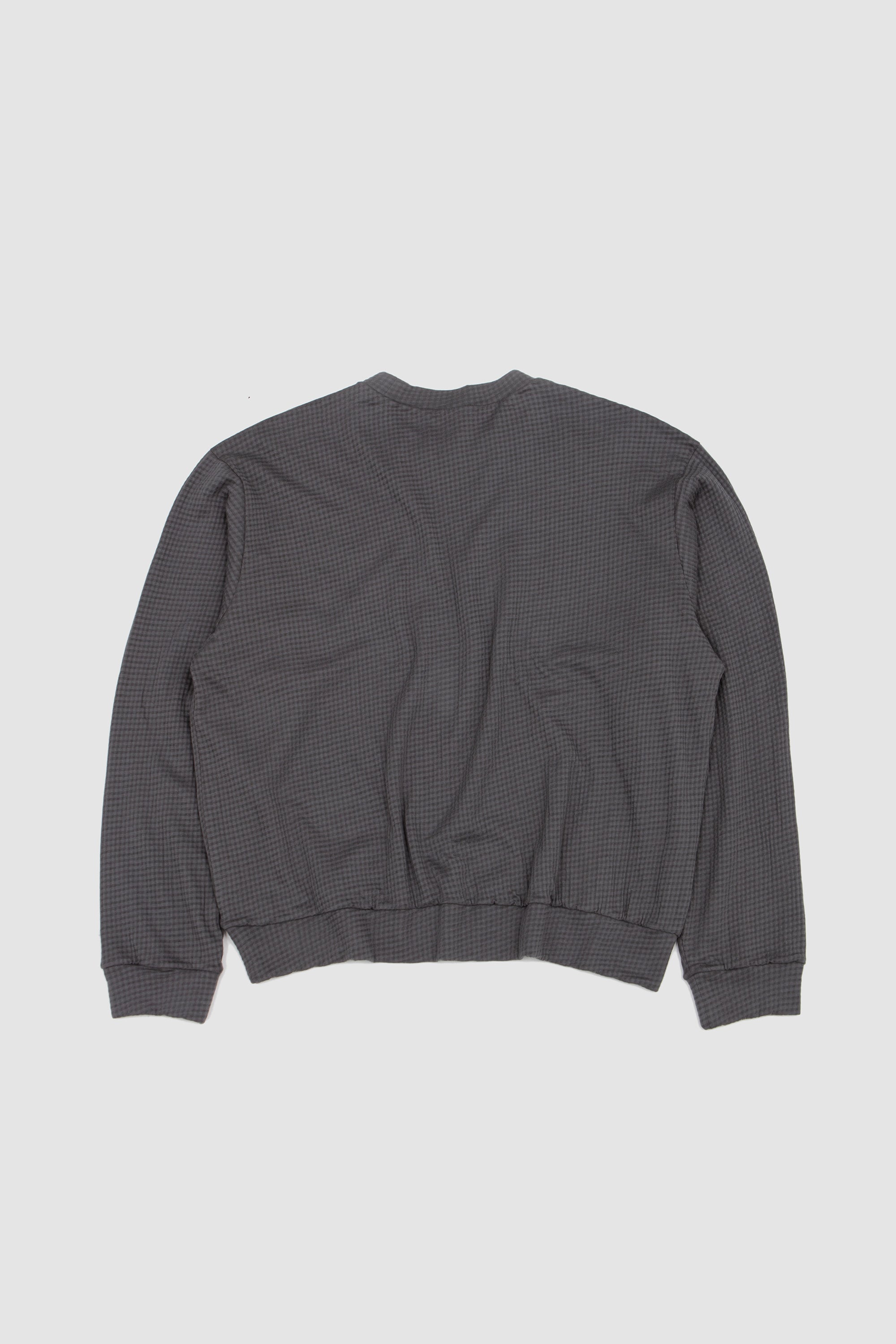 2-PLY Gauze Crewneck Pewter_4