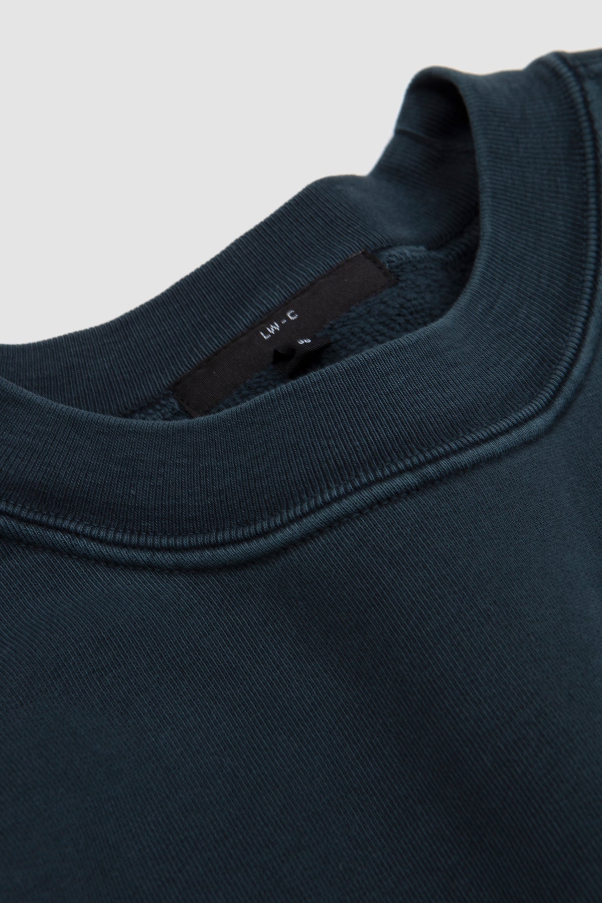 Mini Crew Neck Pigment Pitch Teal_2