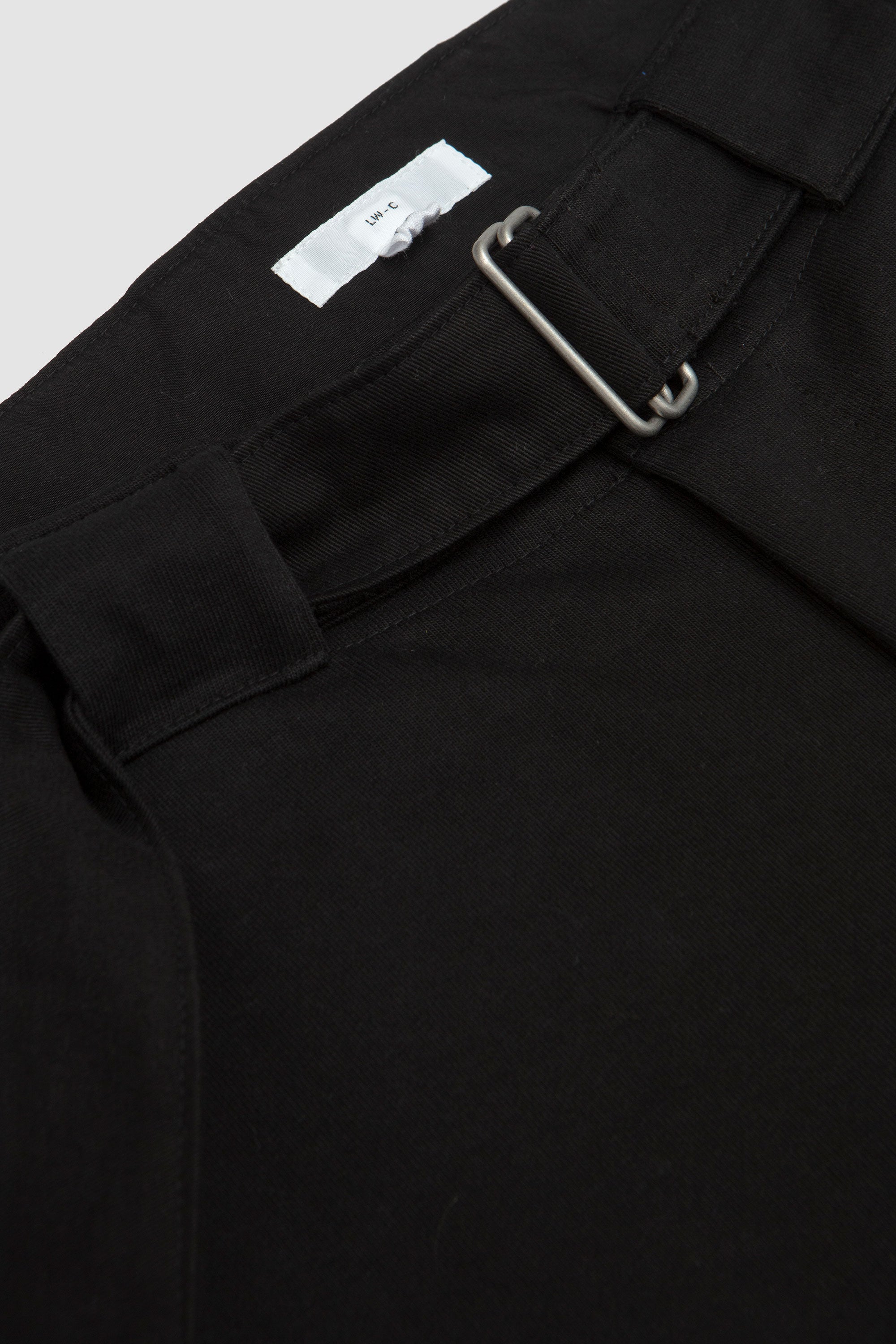 Belted Jersey Trouser Black
