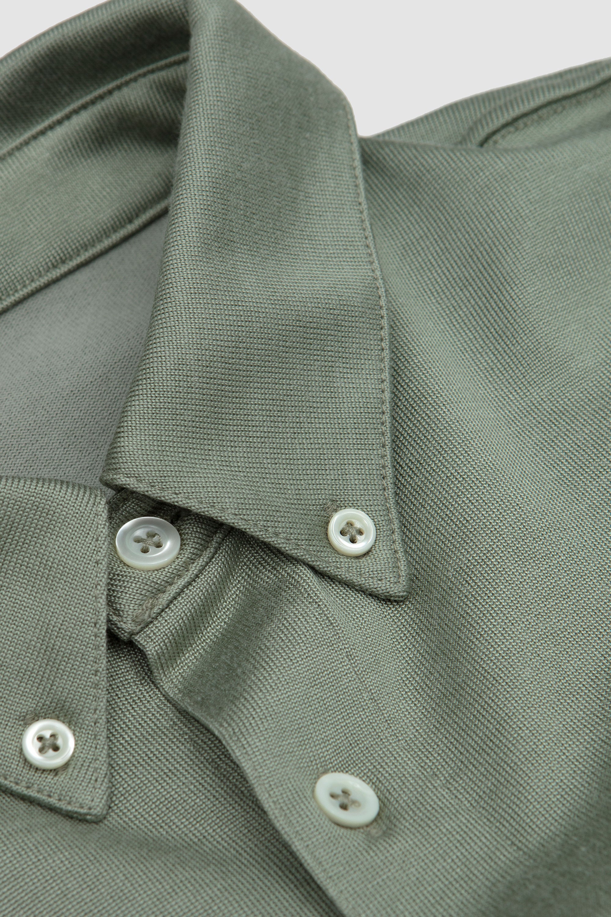 SS CR Button Down Pistachio