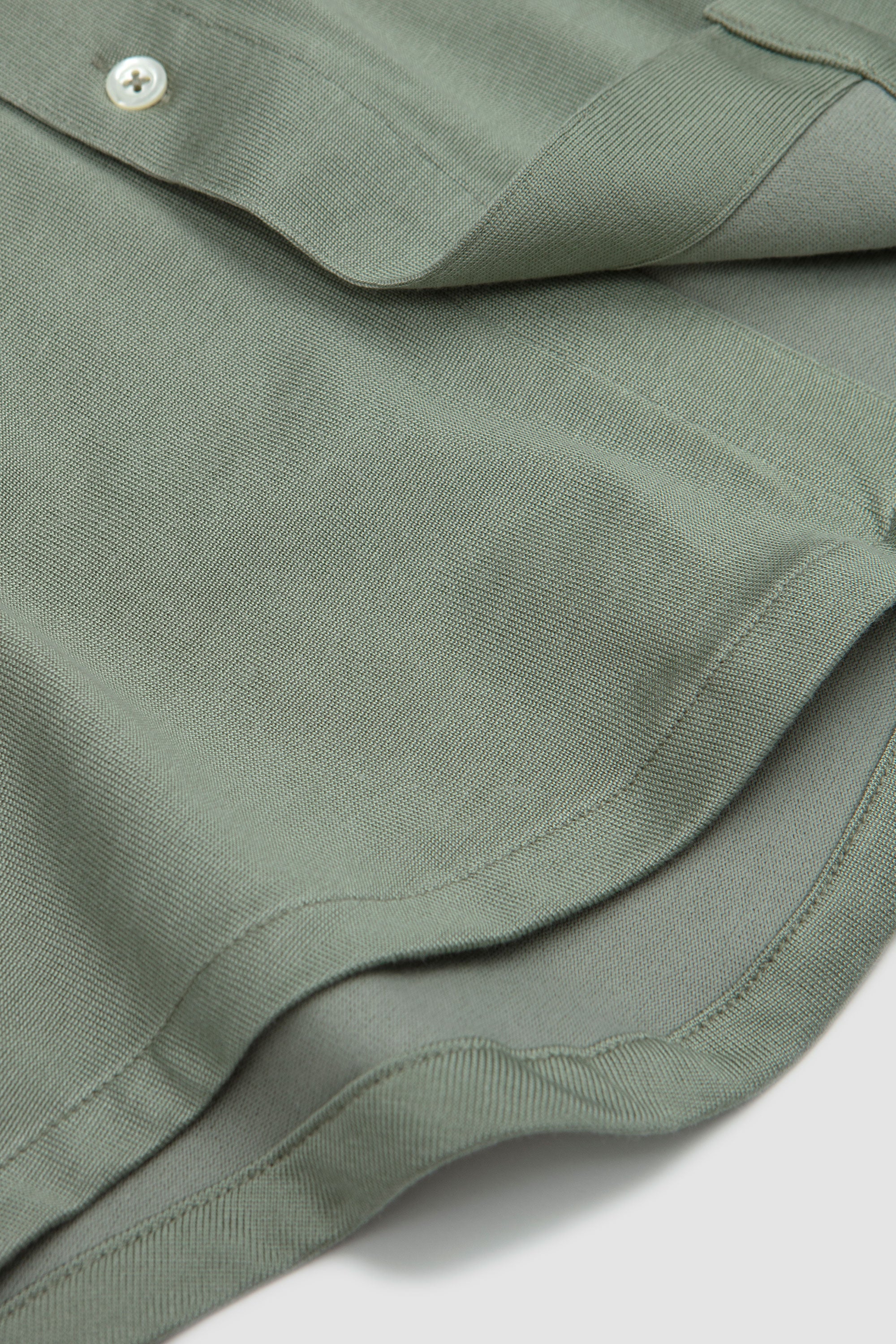 SS CR Button Down Pistachio