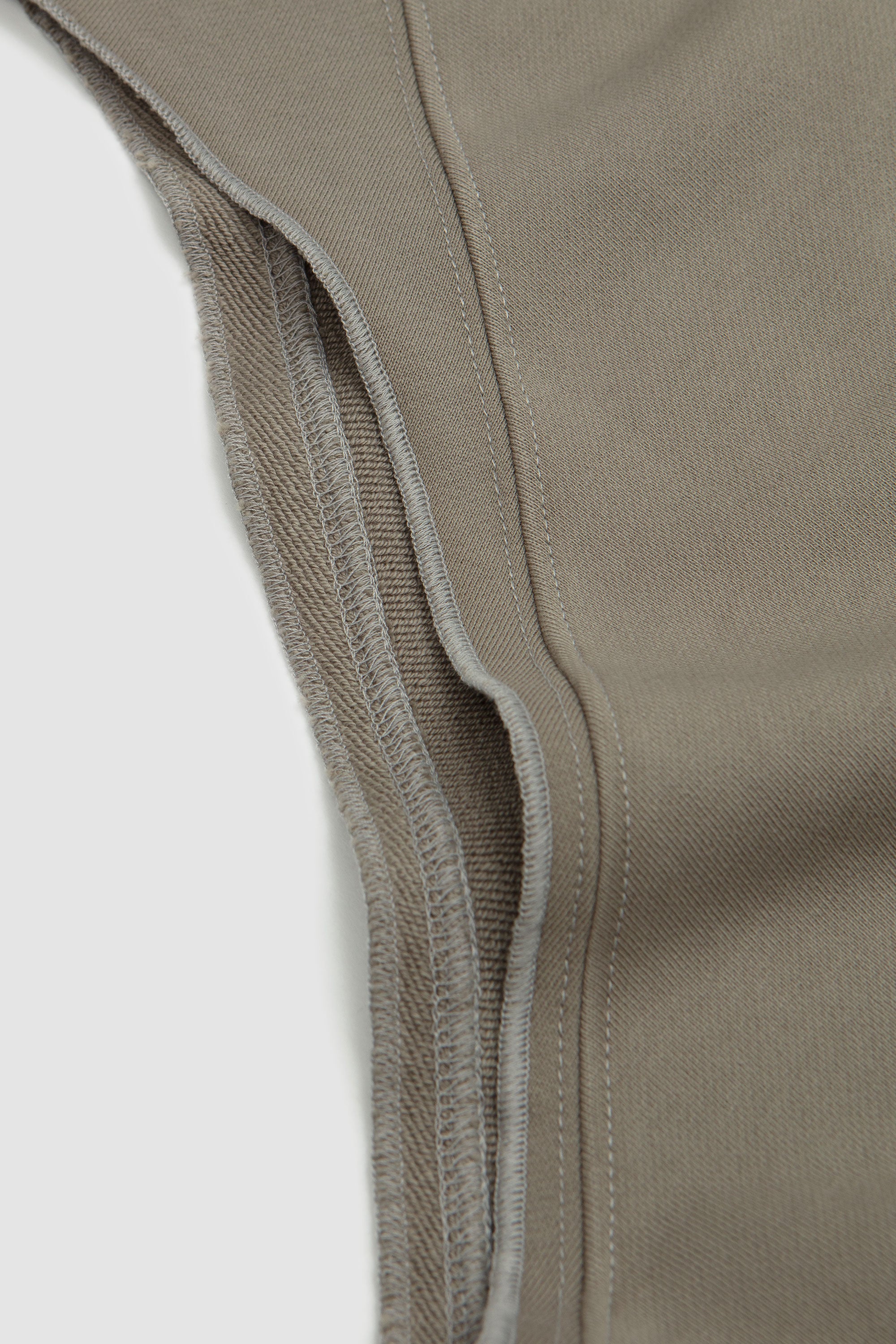 Cut Off Raglan Sweatshirt Anvil Grey_2