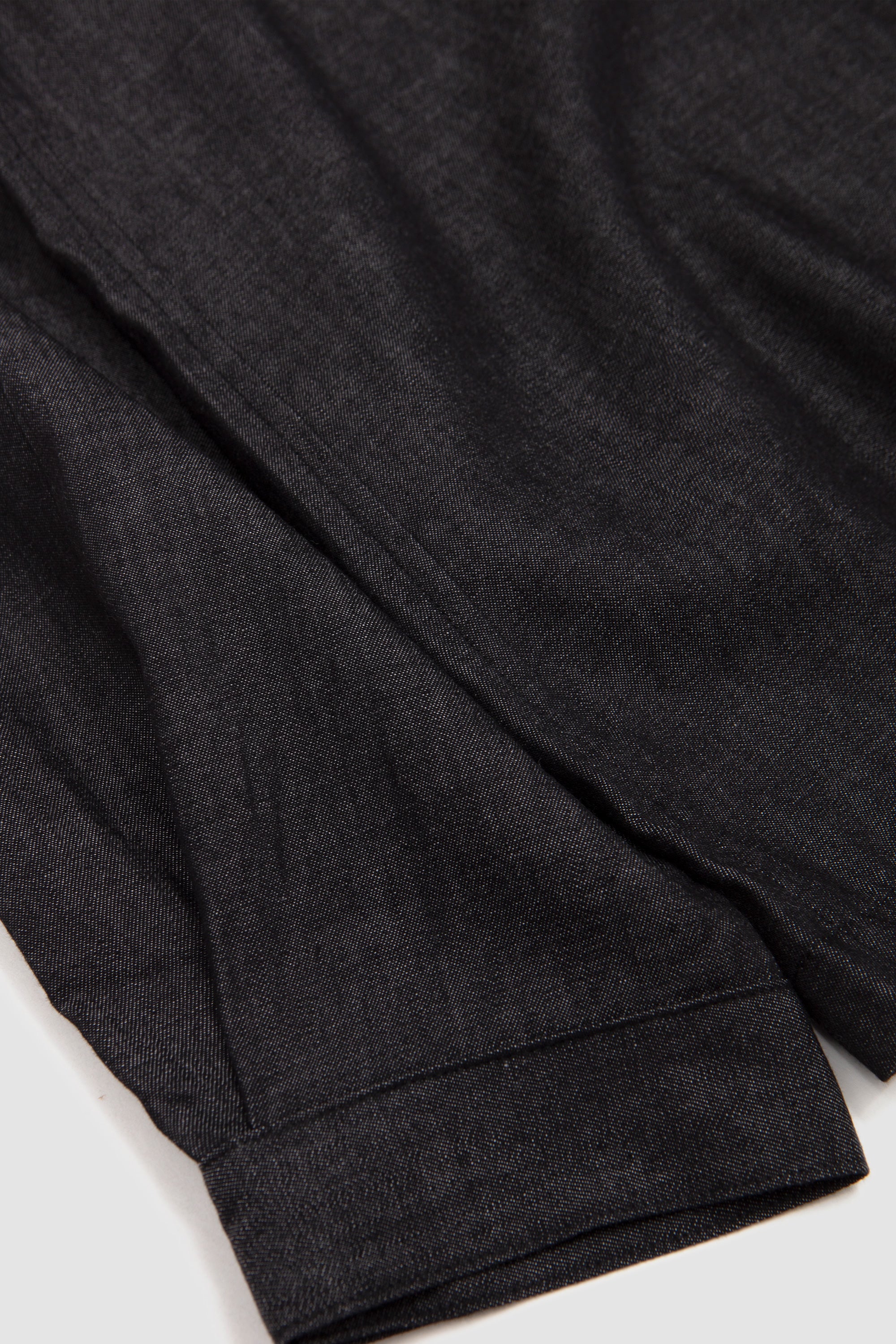 Joliet Zip Shirt Black Chambray