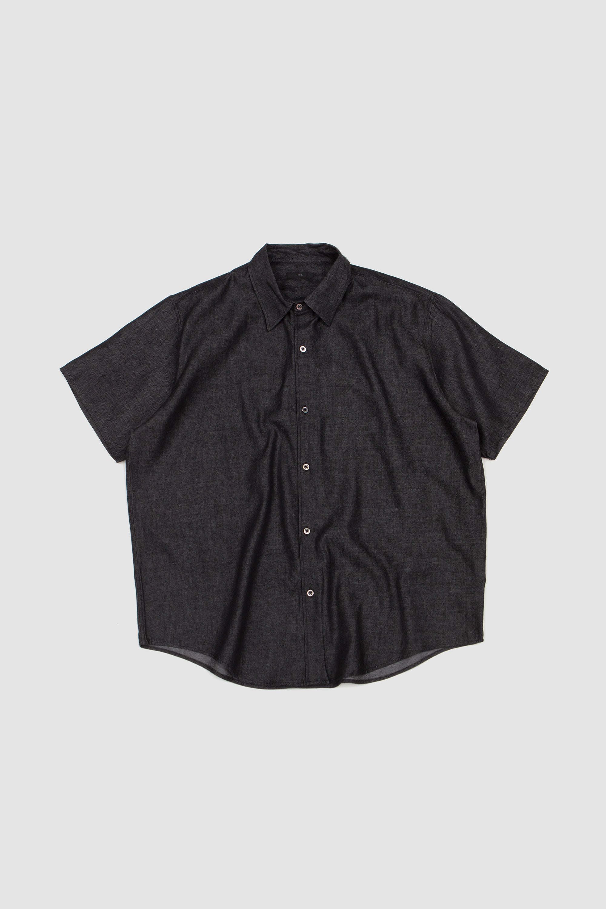 Lynn Poplin SS Shirt Black Chambray