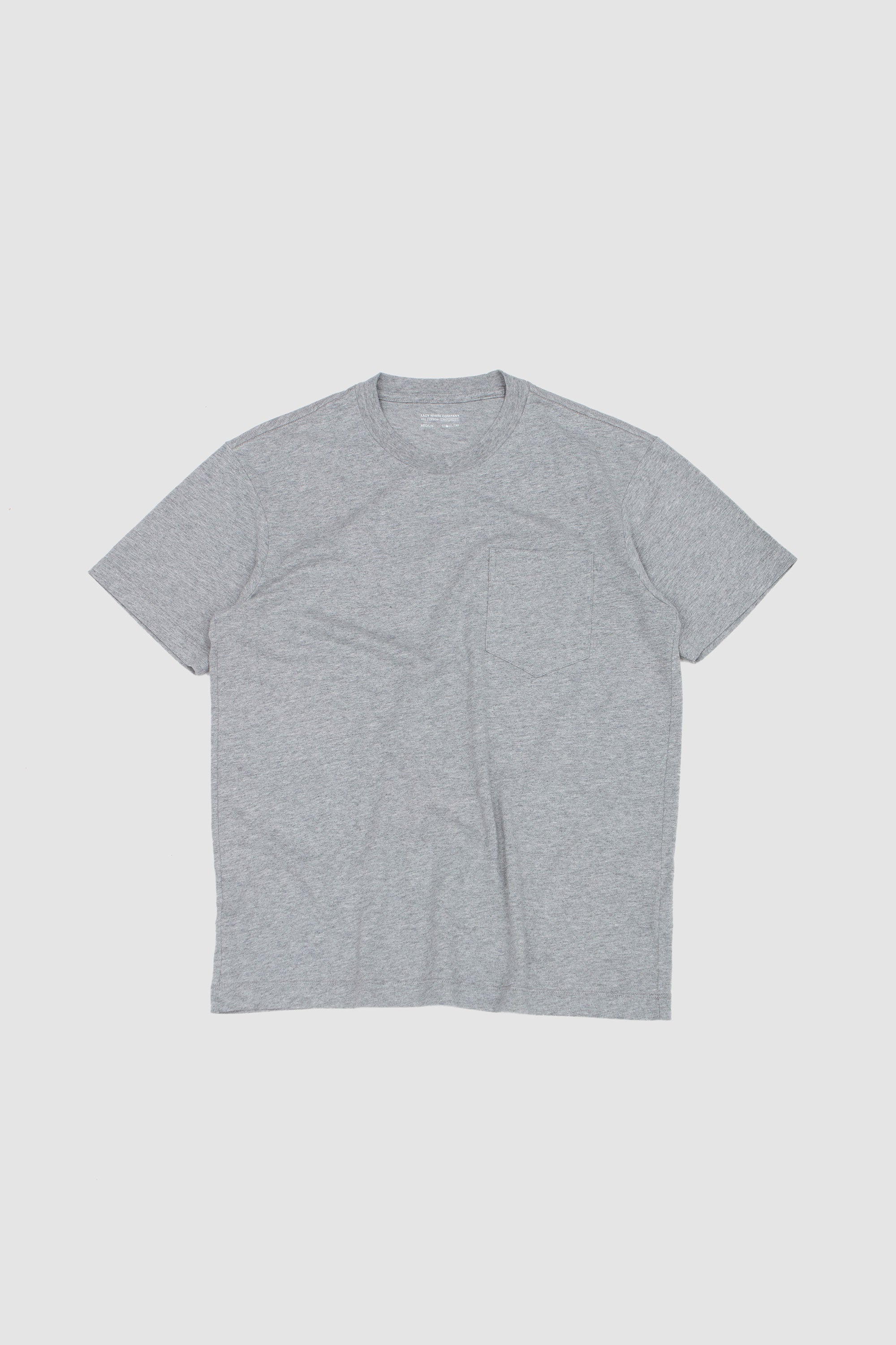 Municipal Pocket T-Shirt Heather Grey_1