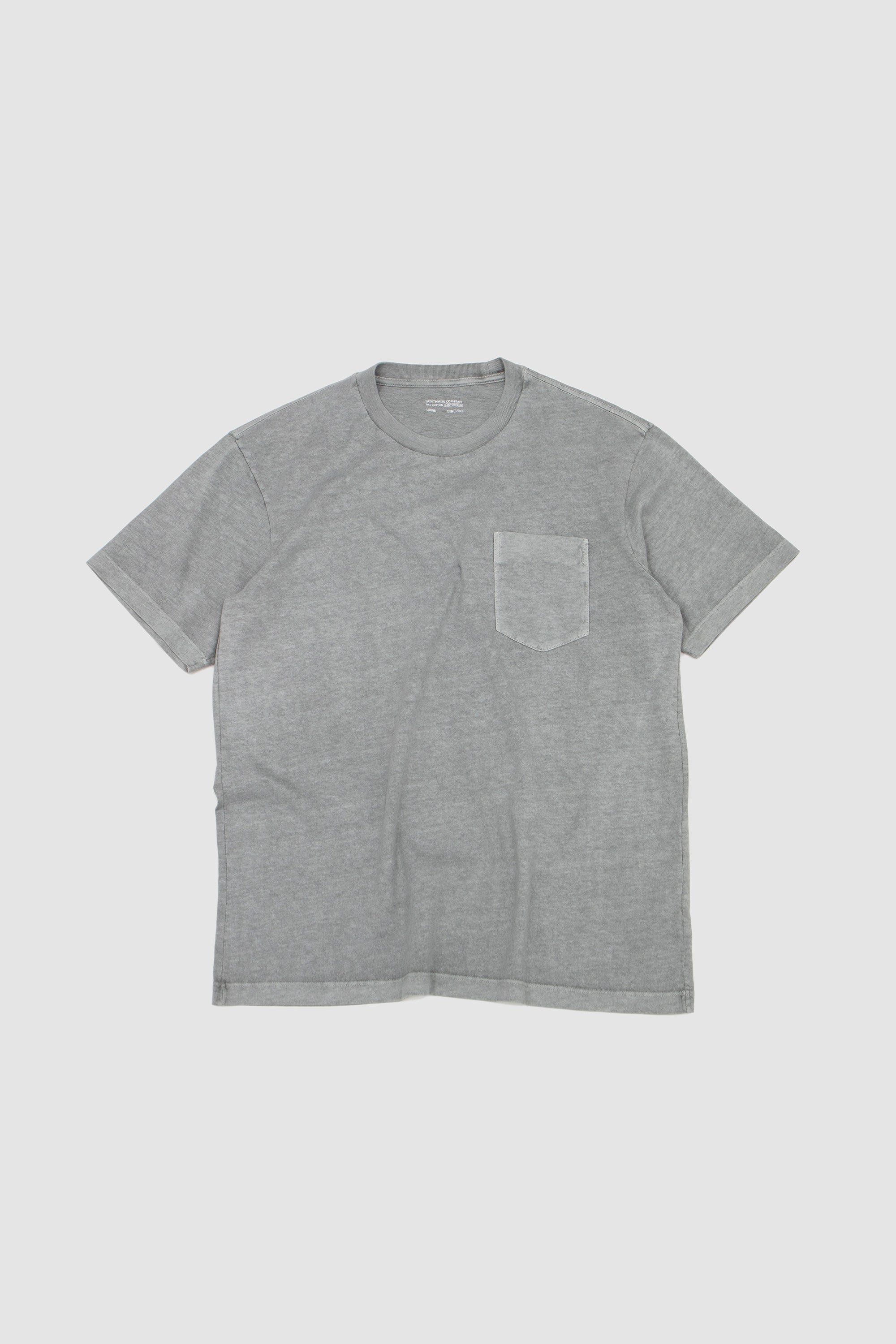 Municipal Pocket T-Shirt Pigment Chalk