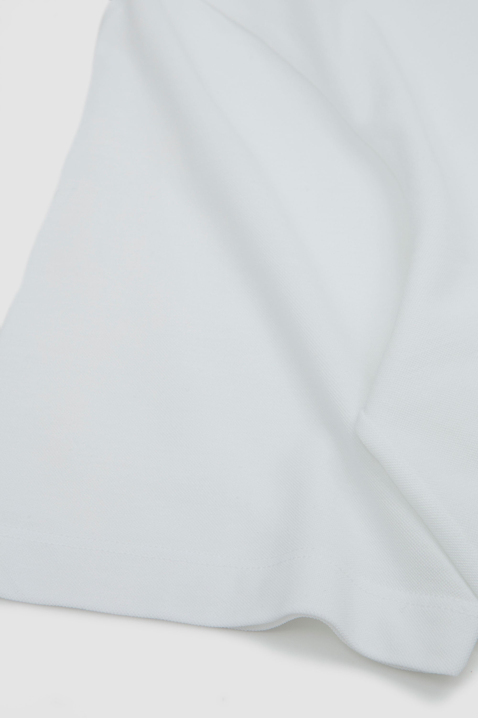 Pique Two Button Polo White_3