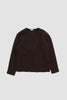 SPORTIVO STORE_Quilted V-Neck Sweat Black Mushroom_2