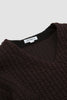 SPORTIVO STORE_Quilted V-Neck Sweat Black Mushroom_3