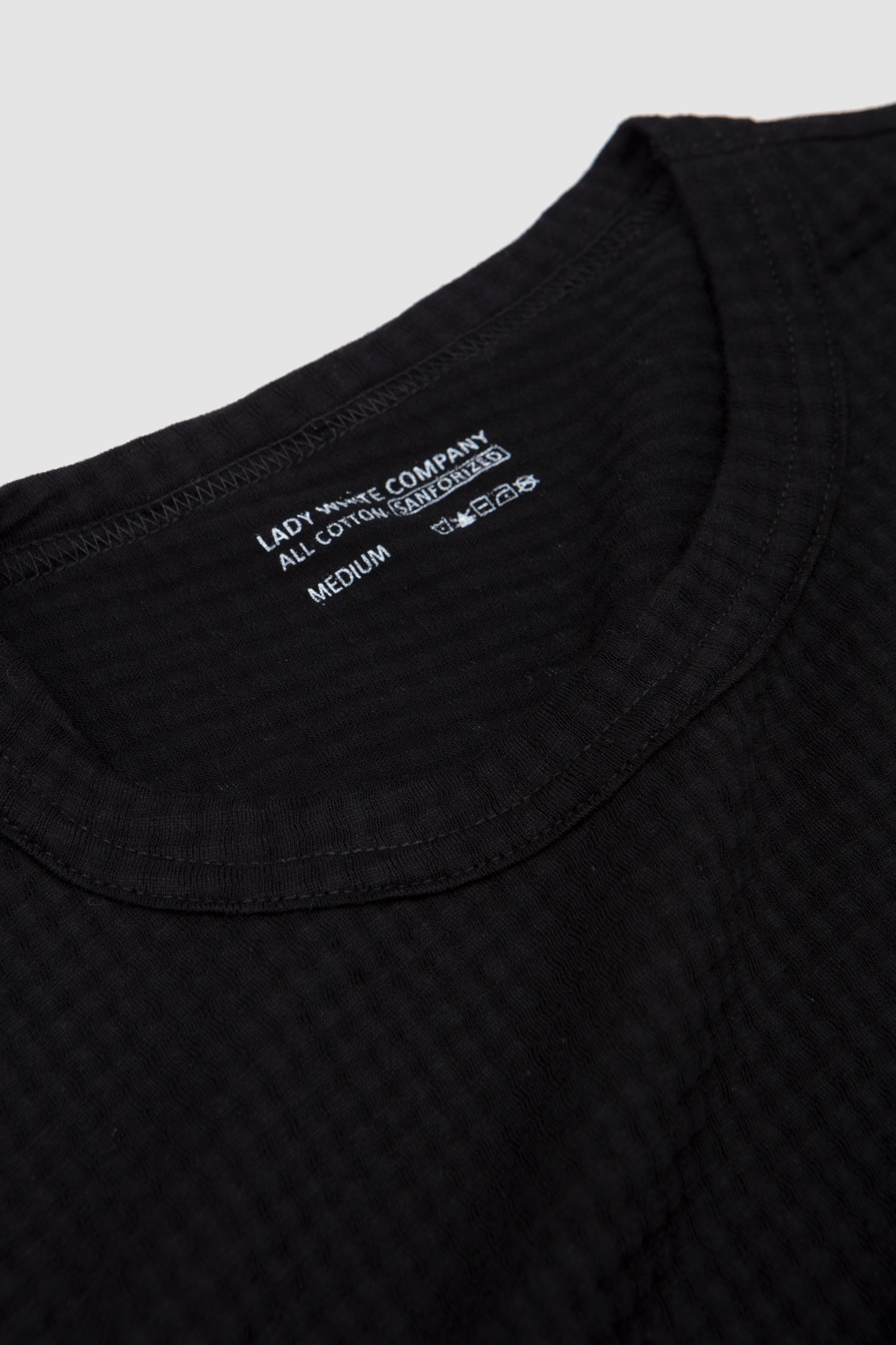 Sheer Gauze T-Shirt Black