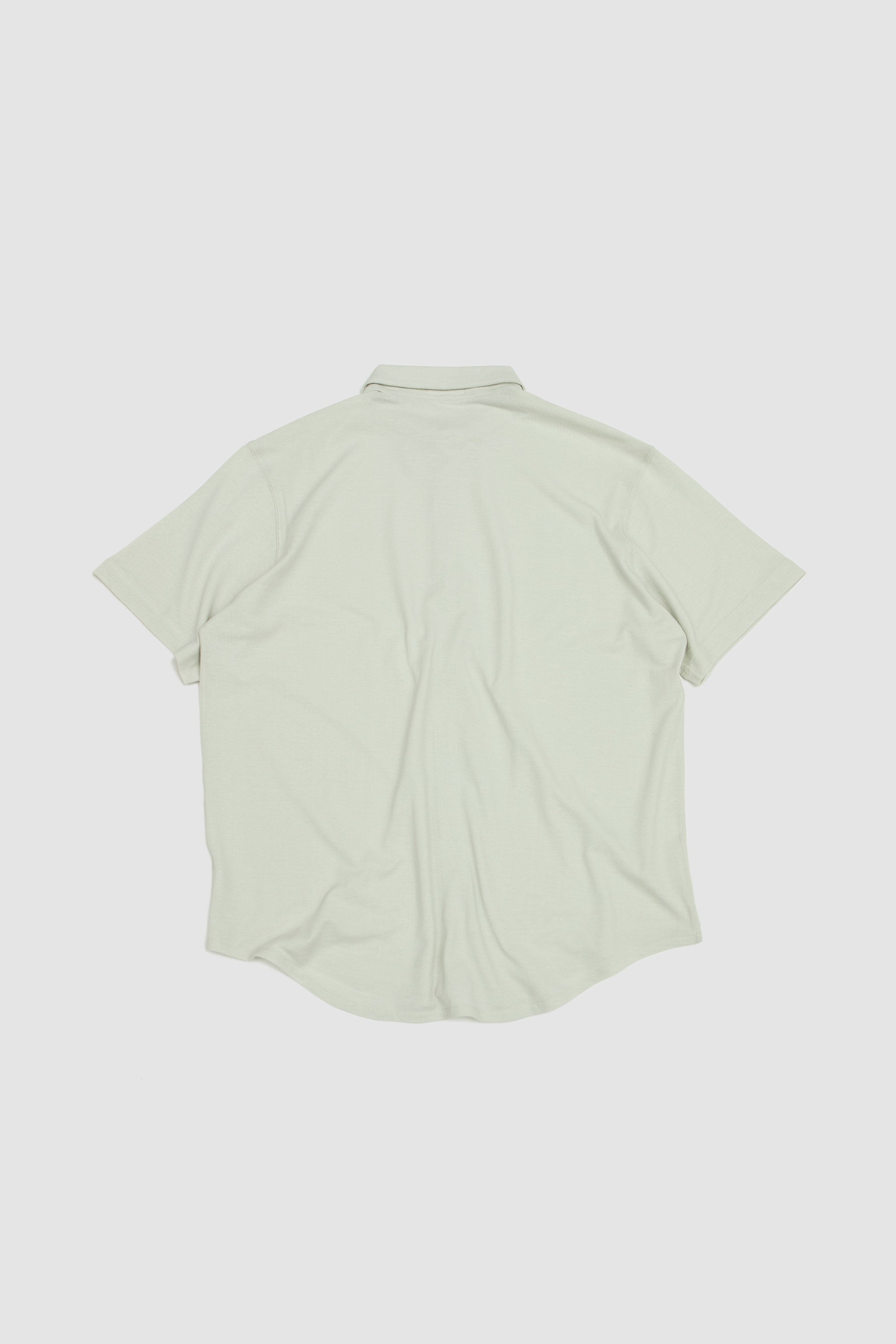 SS Pique Button Down Off White_4