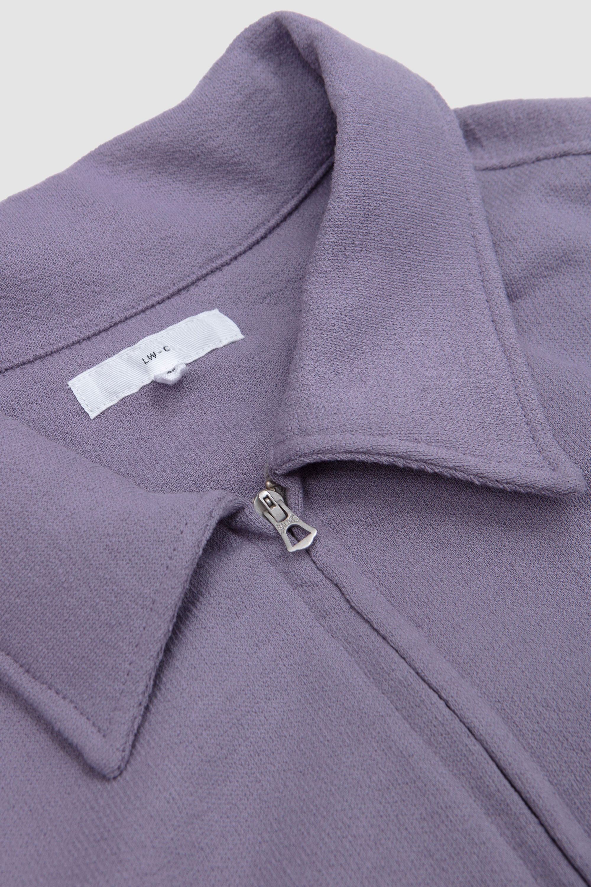 Textured Coach Jacket Lilac Grey_2