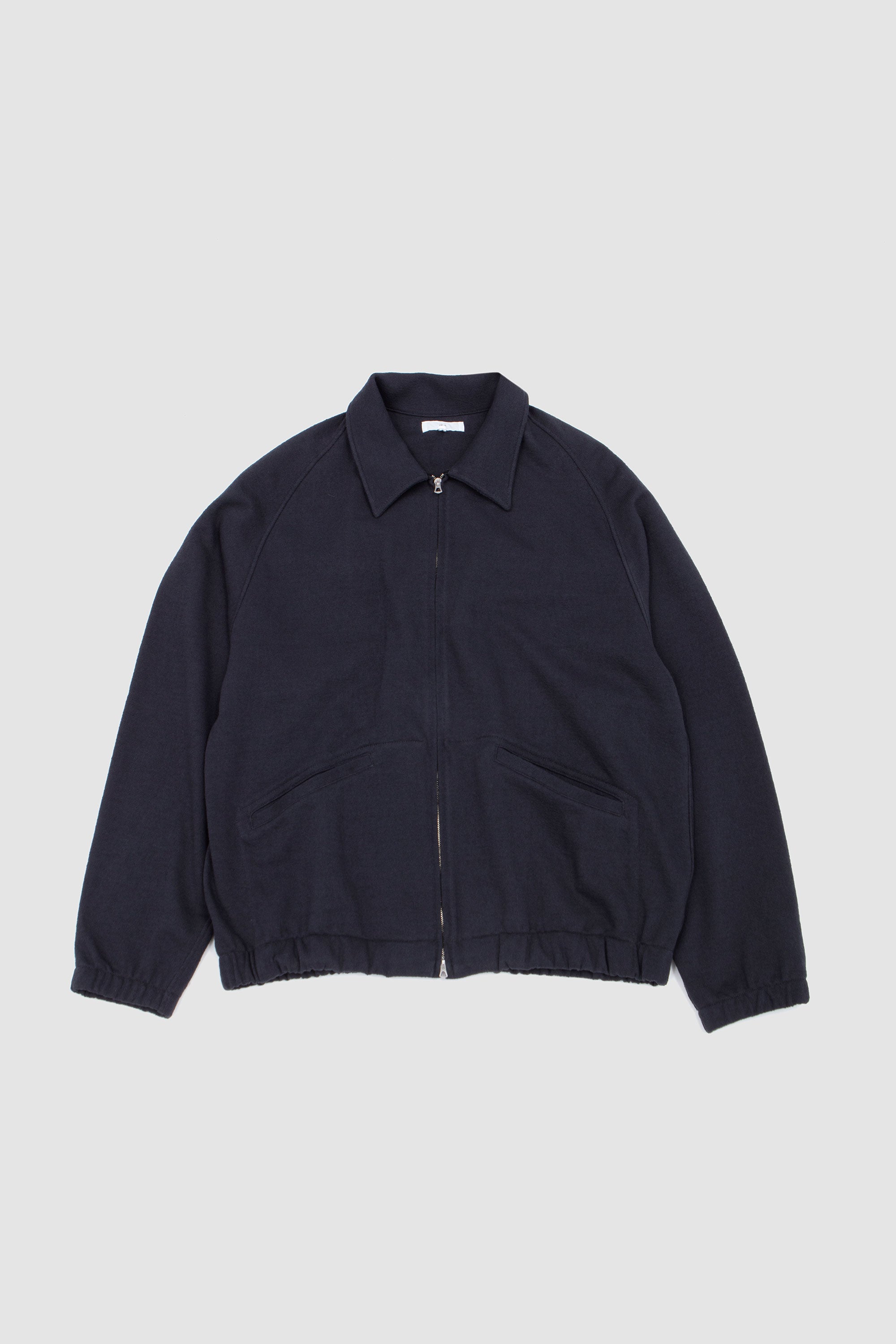 Textured Coach Jacket Pitch Navy