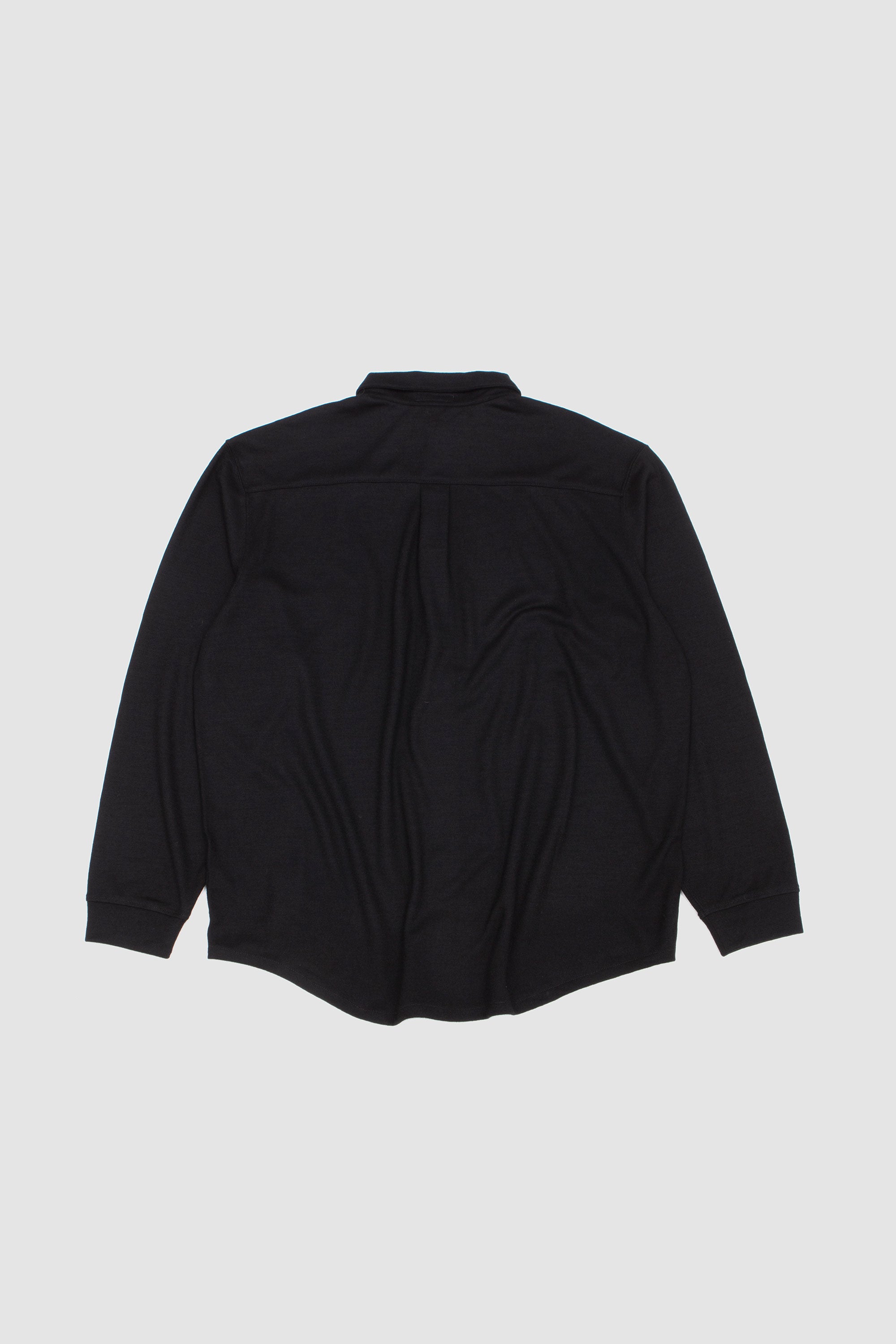 Wool Button Up Black_4