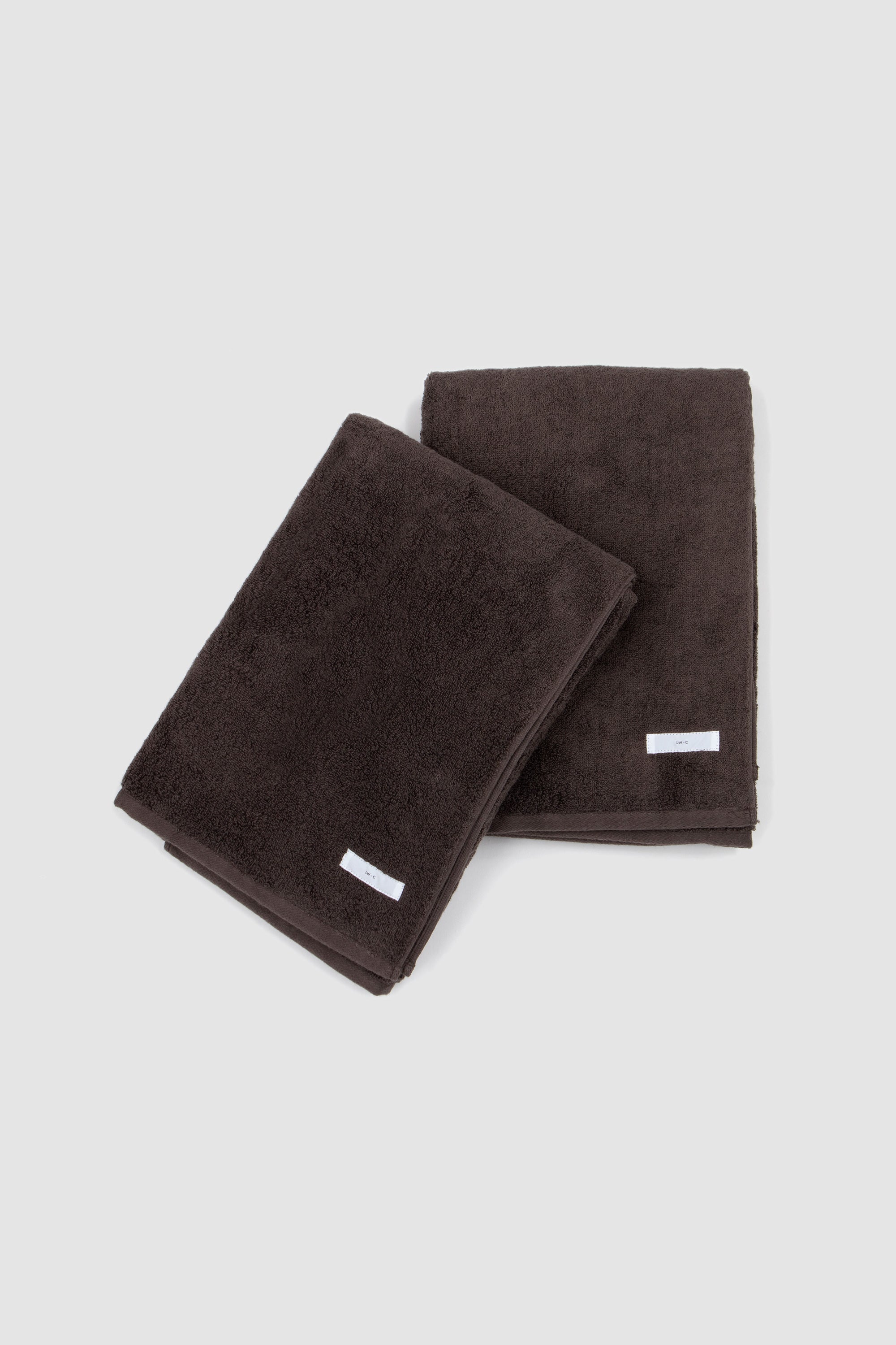 X Imabari Bath Towels / Two Pack Black Mushroom