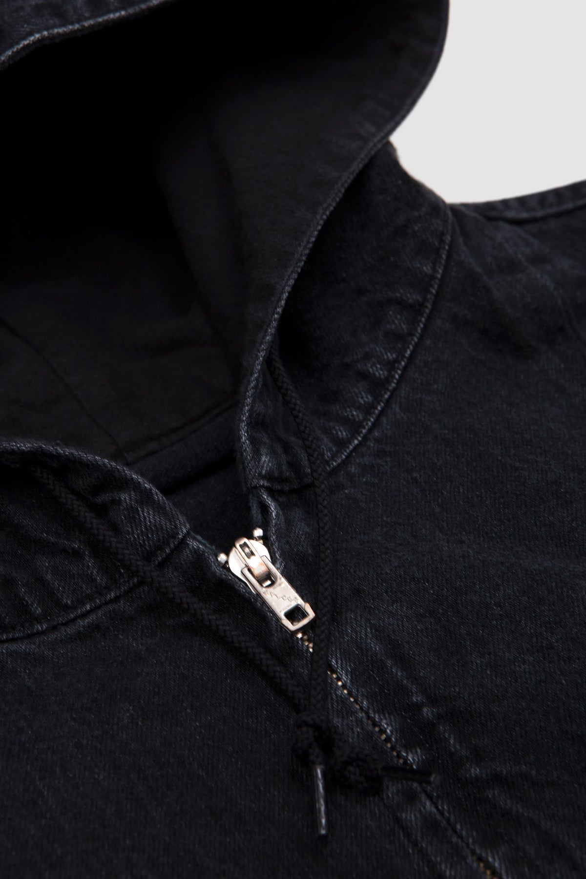 X Phigvel Maker Co. Hooded Denim Blouson Faded Black_2