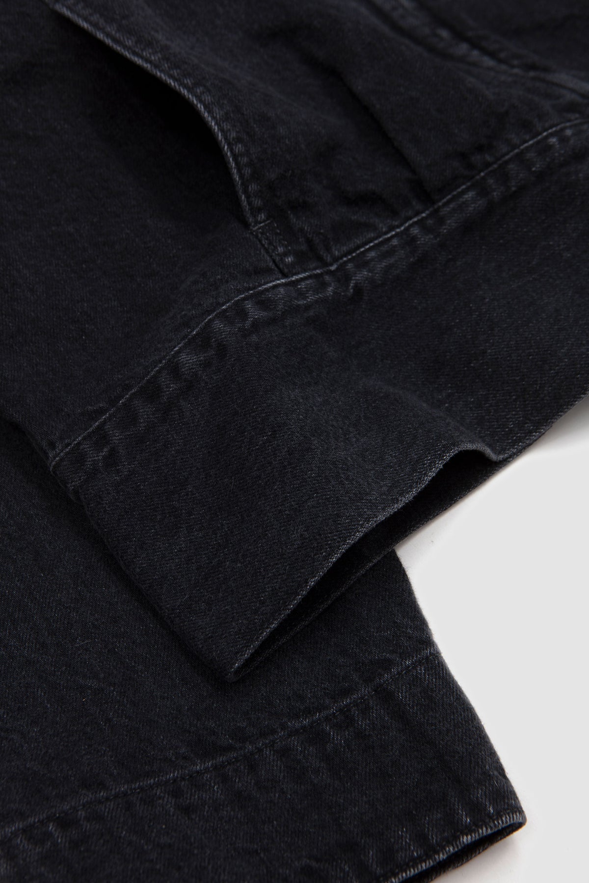 X Phigvel Maker Co. Hooded Denim Blouson Faded Black_3