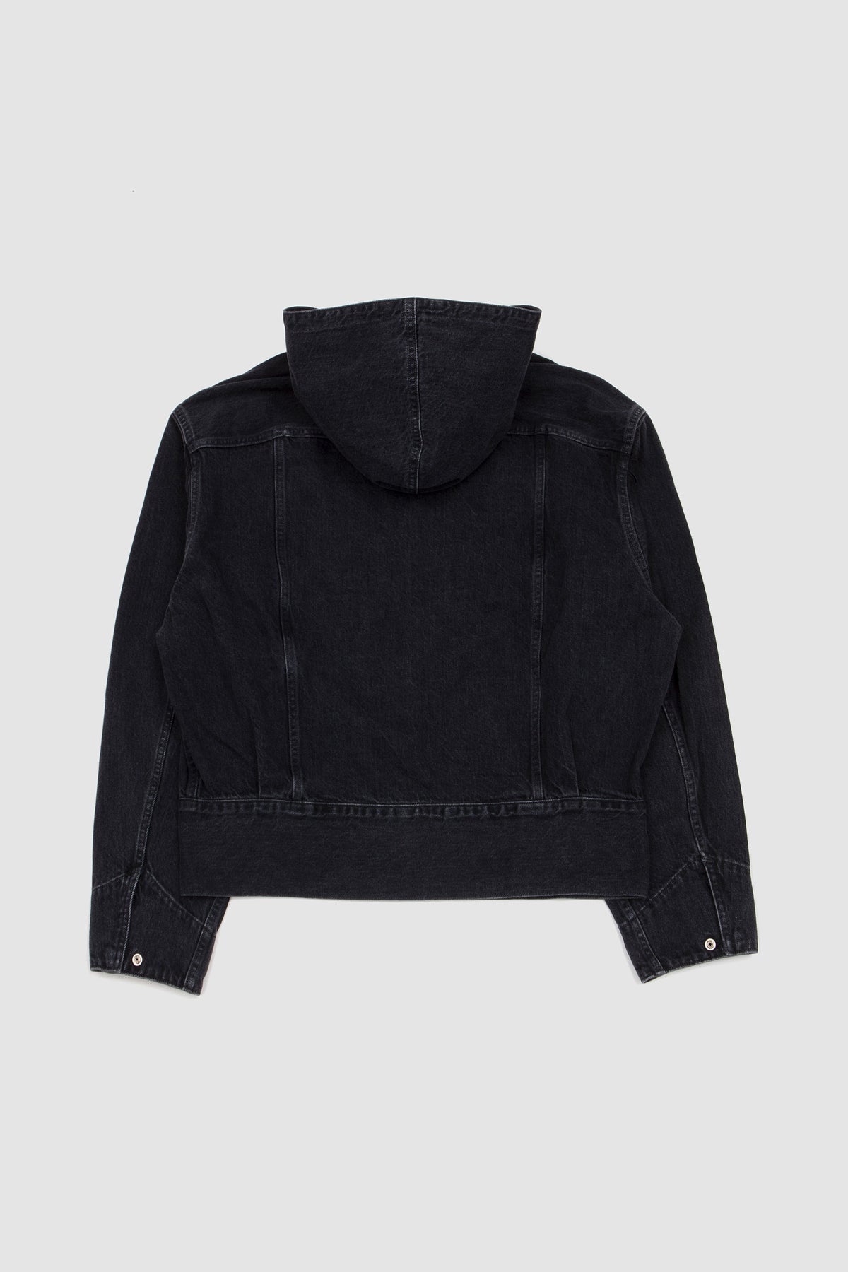 X Phigvel Maker Co. Hooded Denim Blouson Faded Black_4