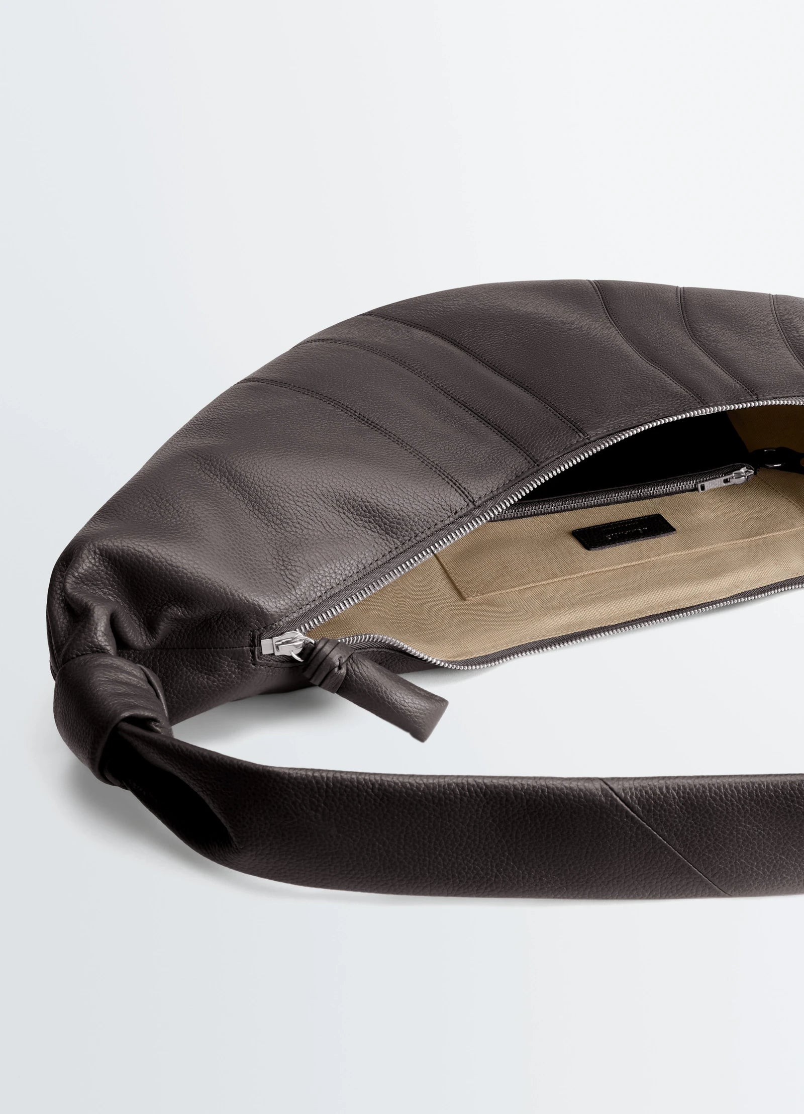 Large Croissant Bag Dark Chocolate_5