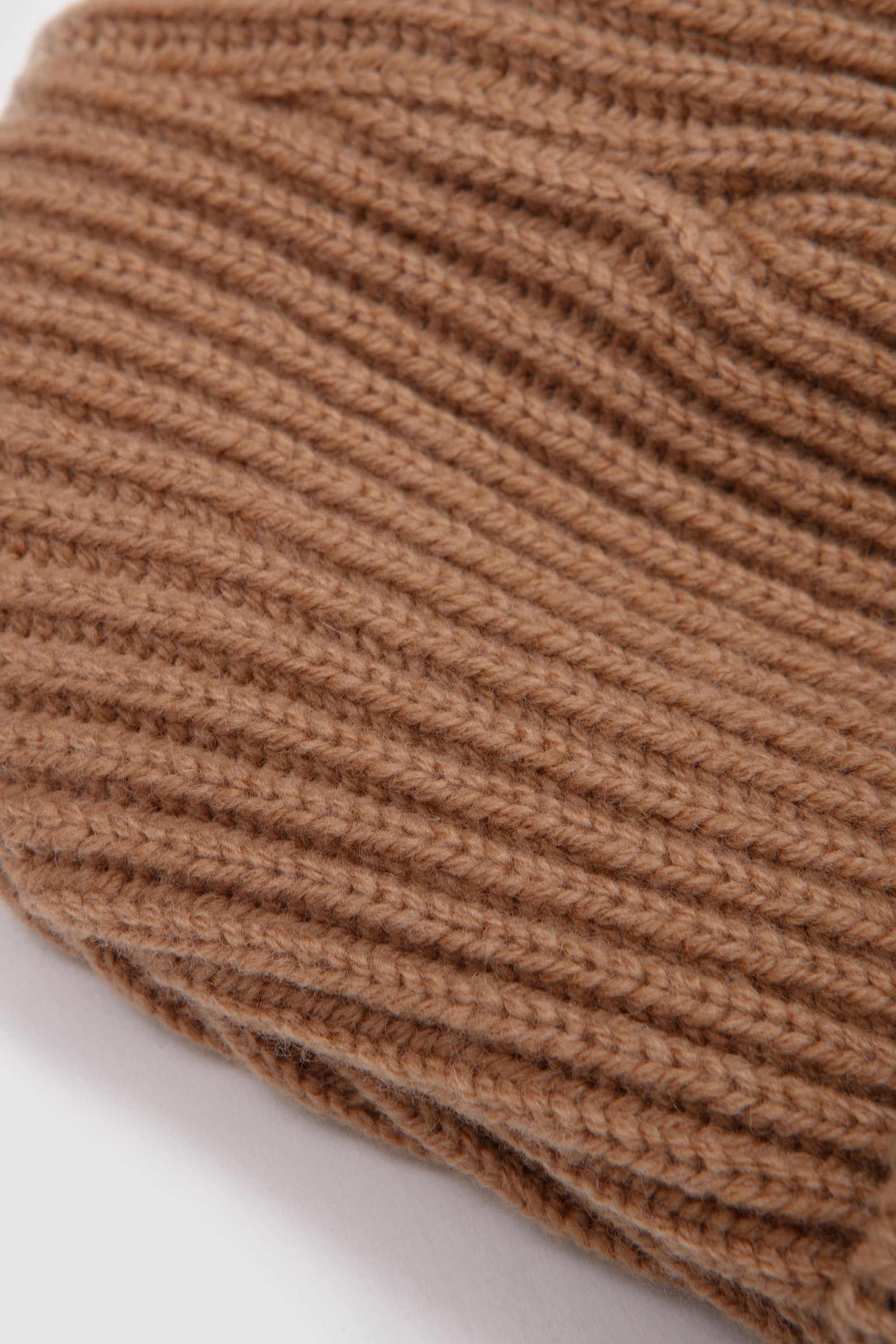 Extra-Soft Mixed Merino Wool Beanie Beige