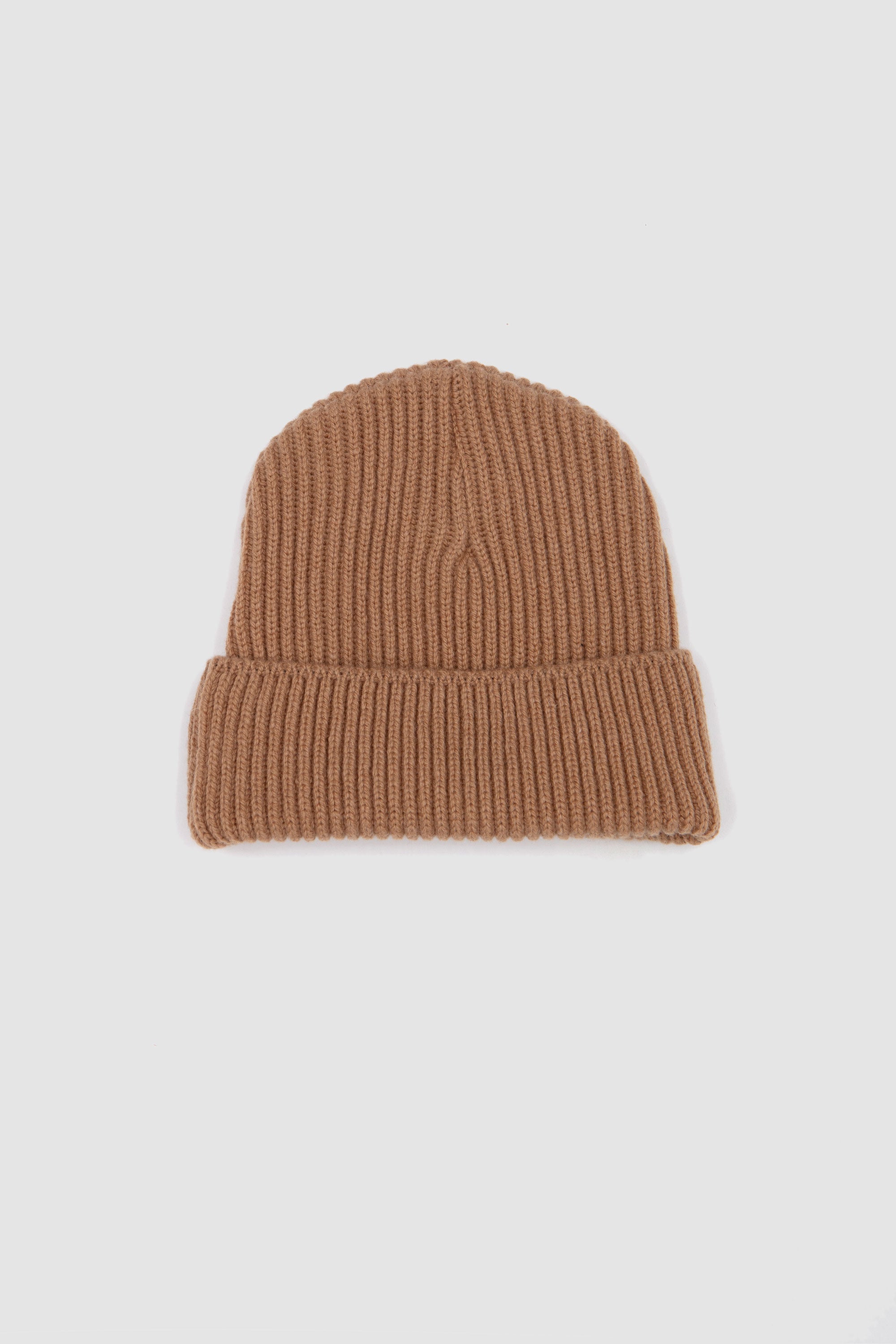 Extra-Soft Mixed Merino Wool Beanie Beige_4
