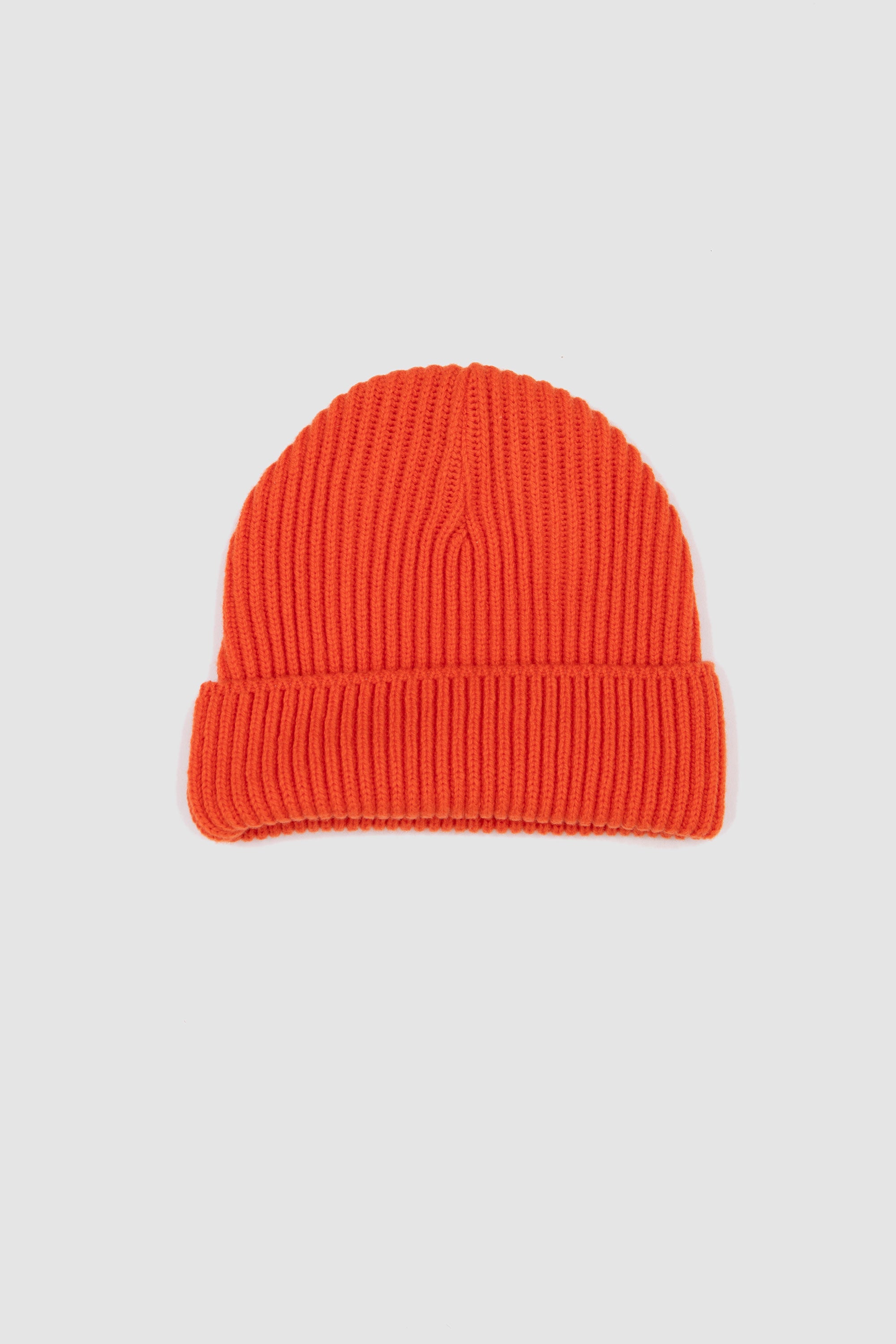 Extra-Soft Mixed Merino Wool Beanie Orange