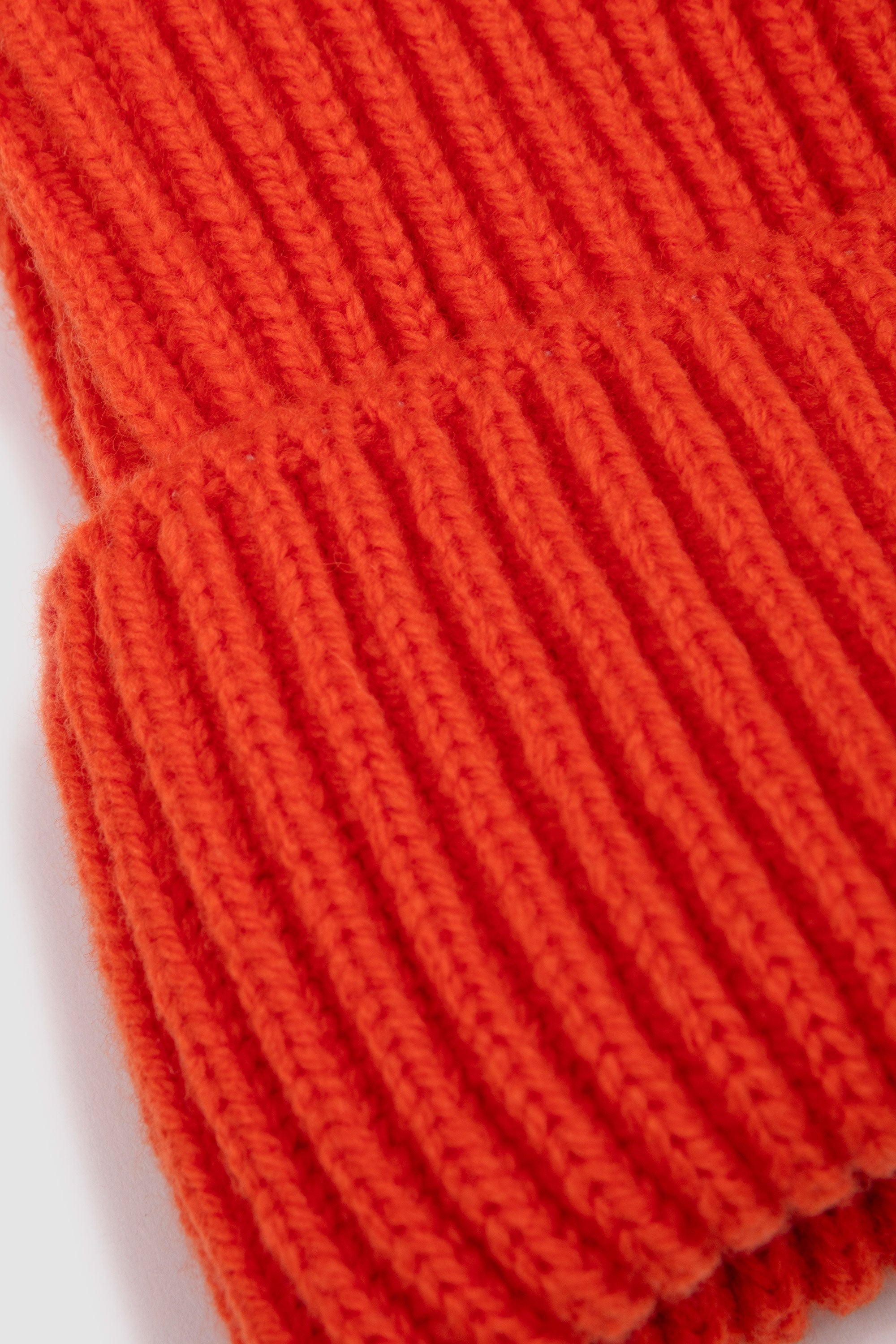 Extra-Soft Mixed Merino Wool Beanie Orange