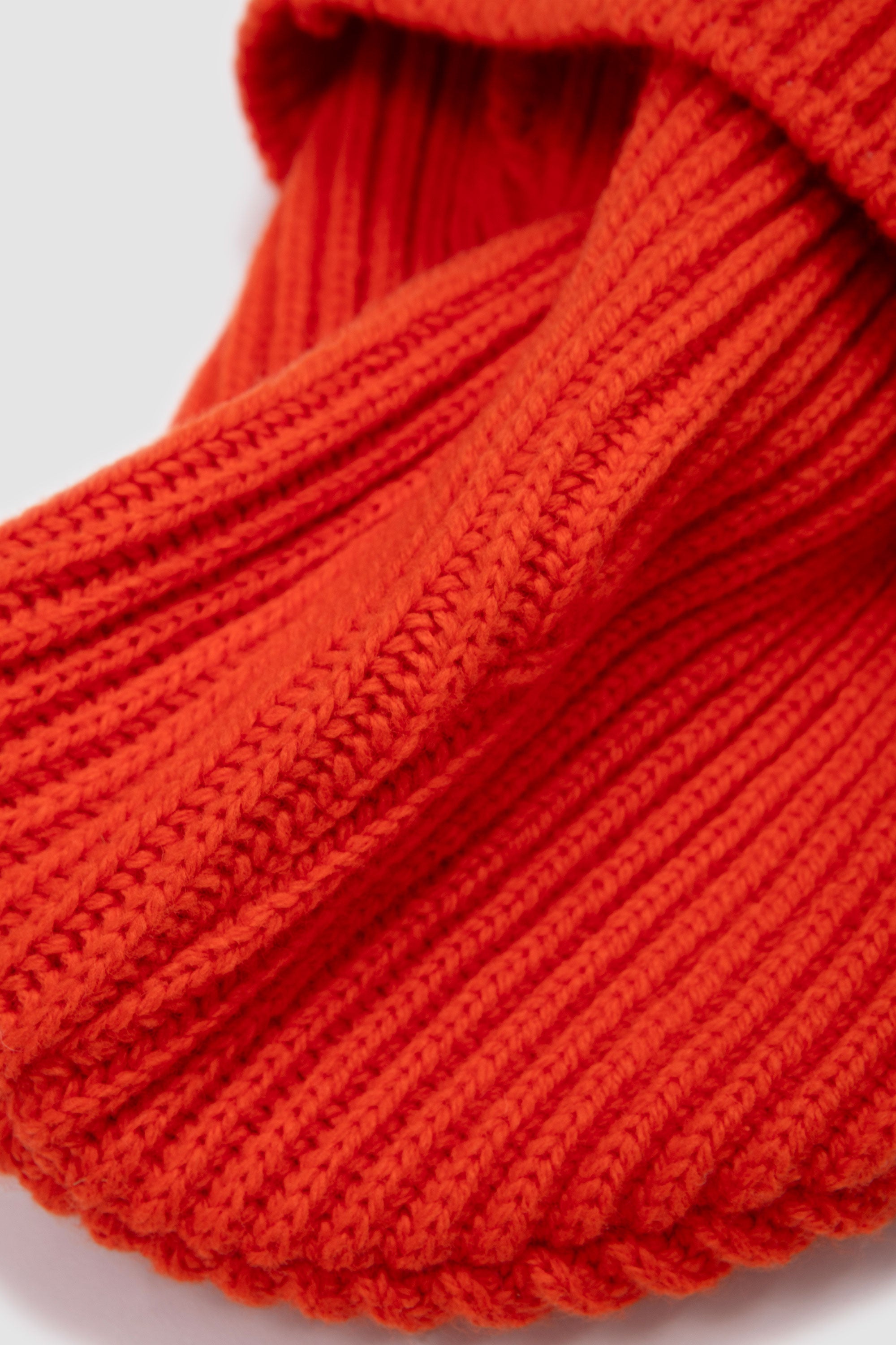 Extra-Soft Mixed Merino Wool Beanie Orange