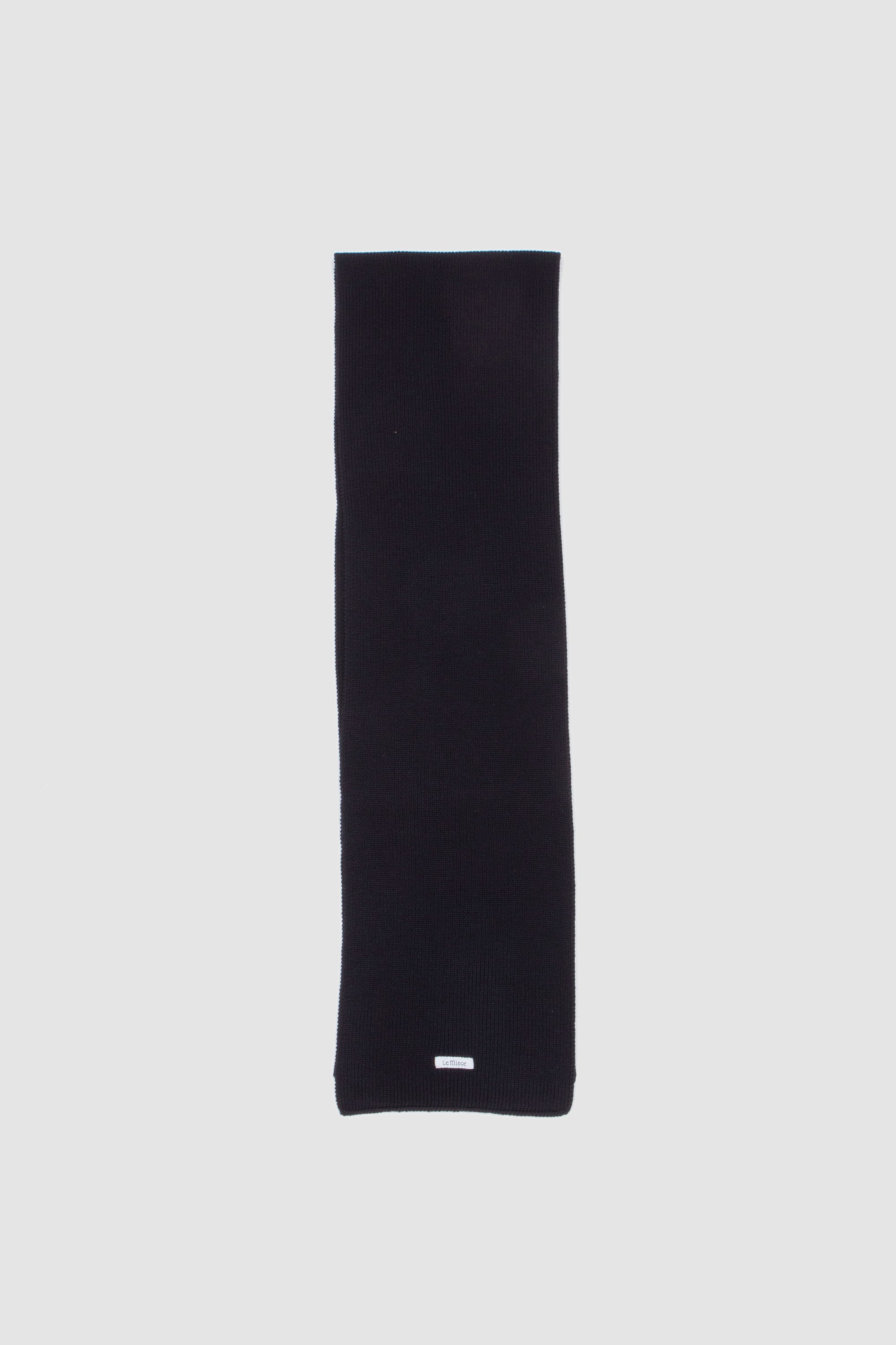 Merino Wool Scarf Navy Blue