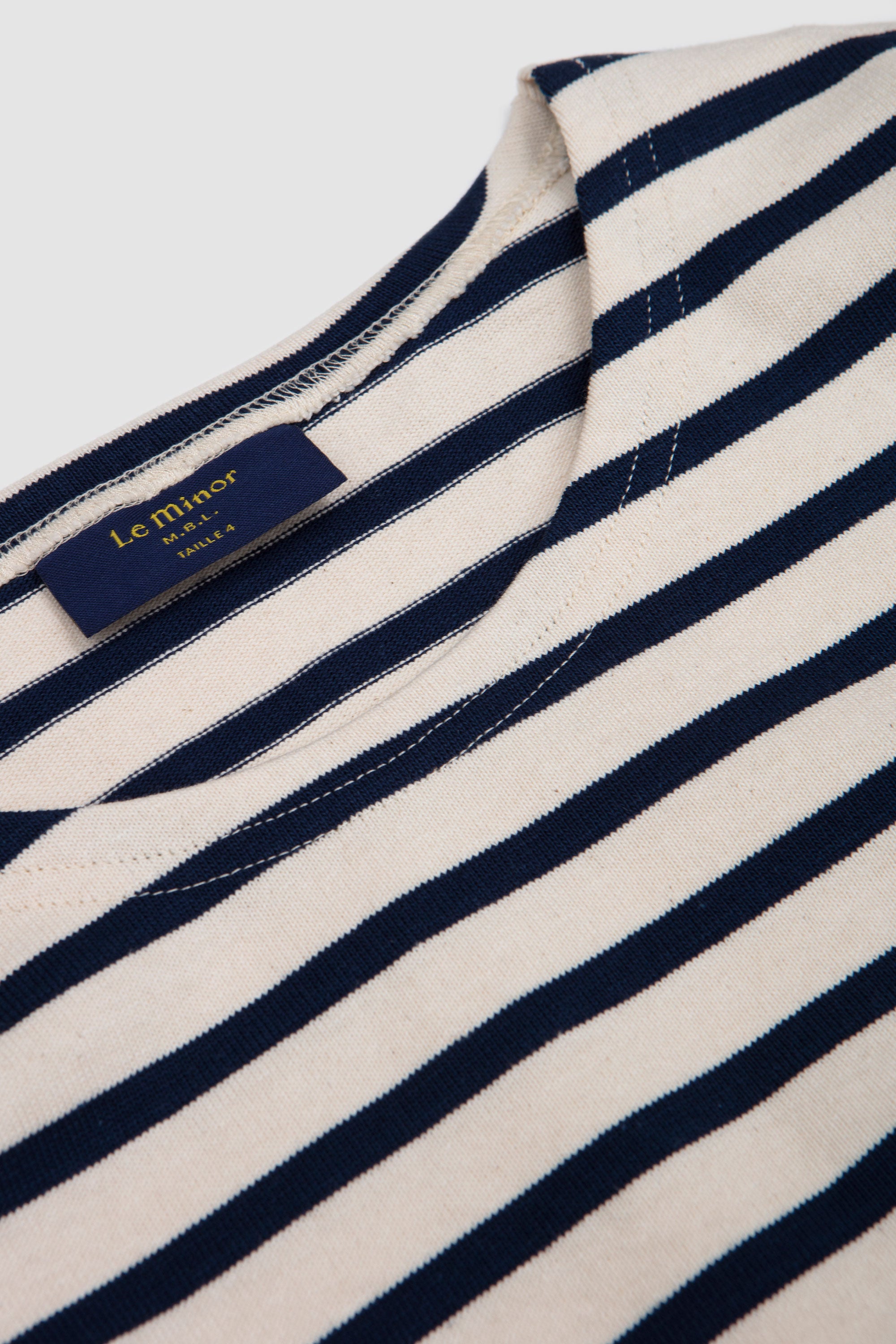Sailor Shirt Off White/ Navy Blue