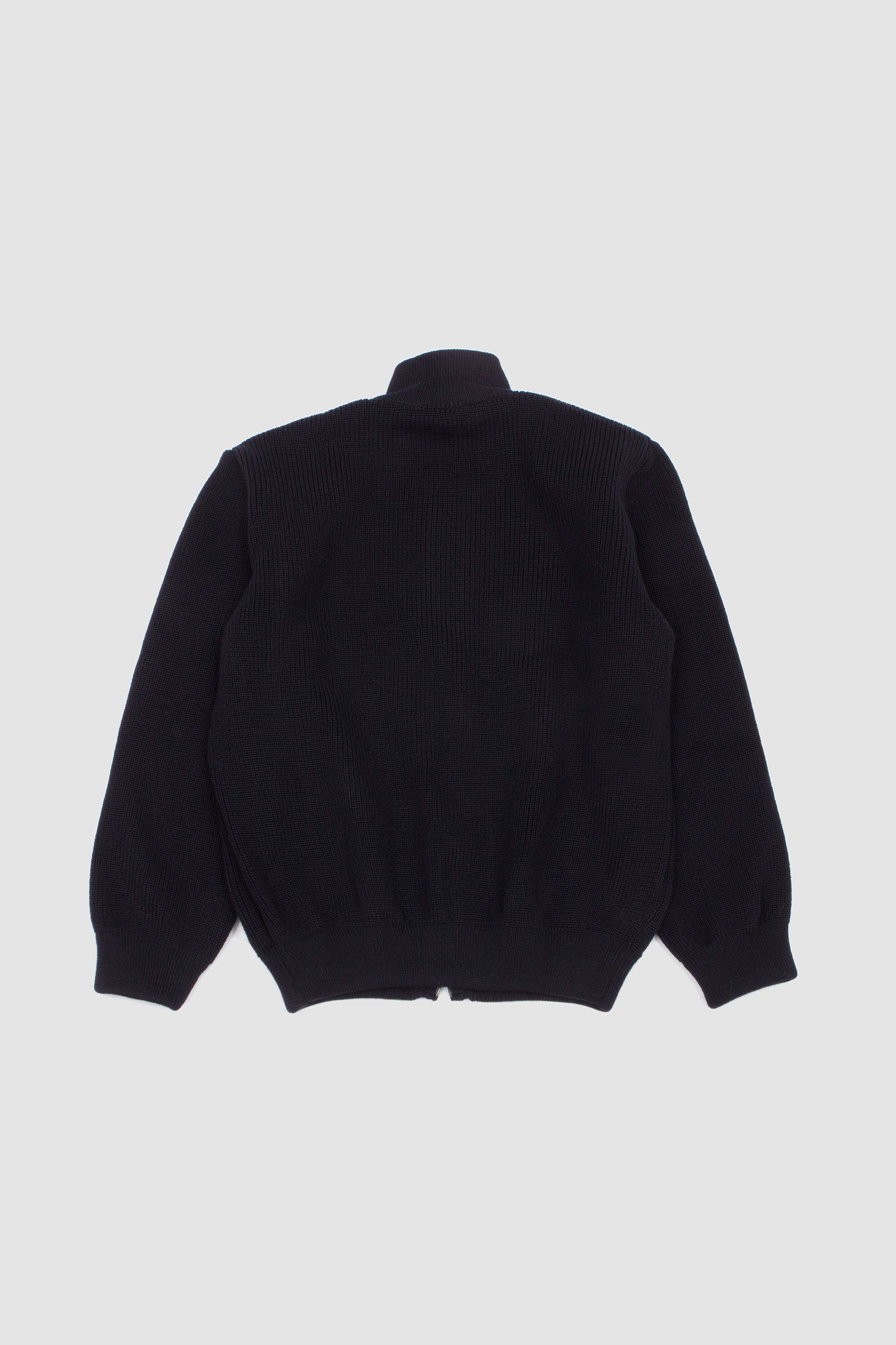 Virgin Wool Jacket Navy Blue_4