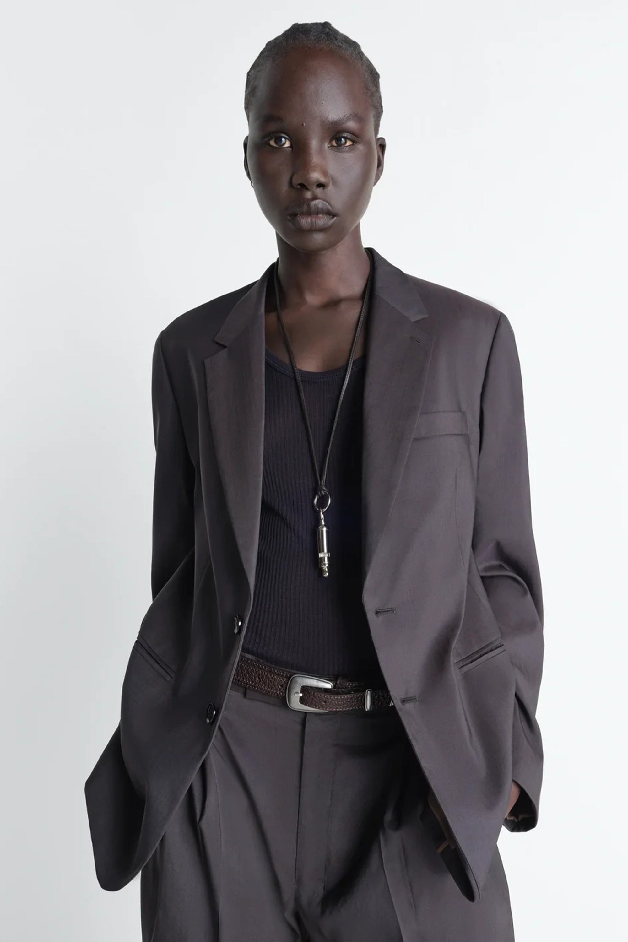 Acme Whistle Necklace Silver