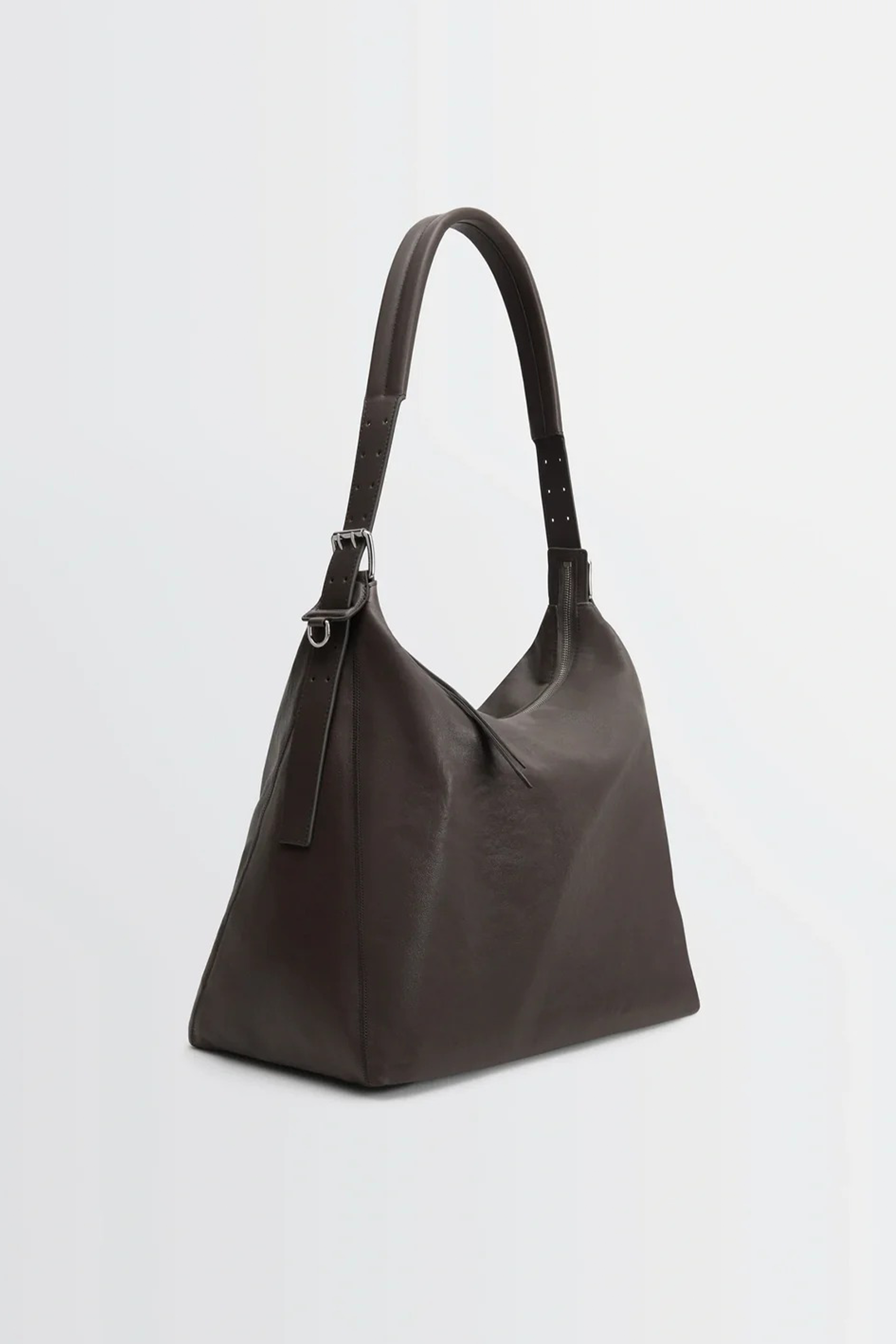 Belted Hobo Bag Mink