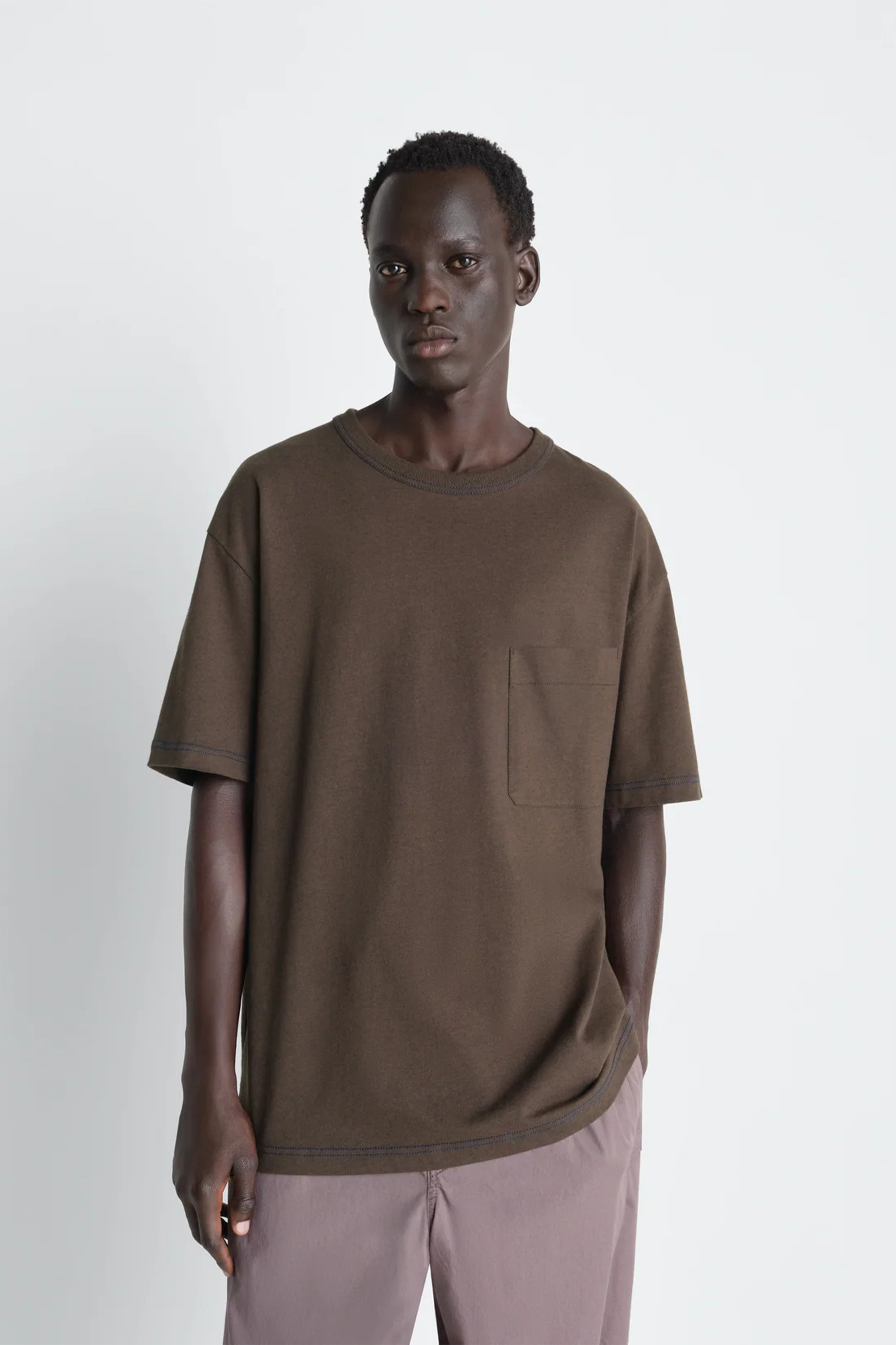 Boxy SS T-Shirt Ristretto_1