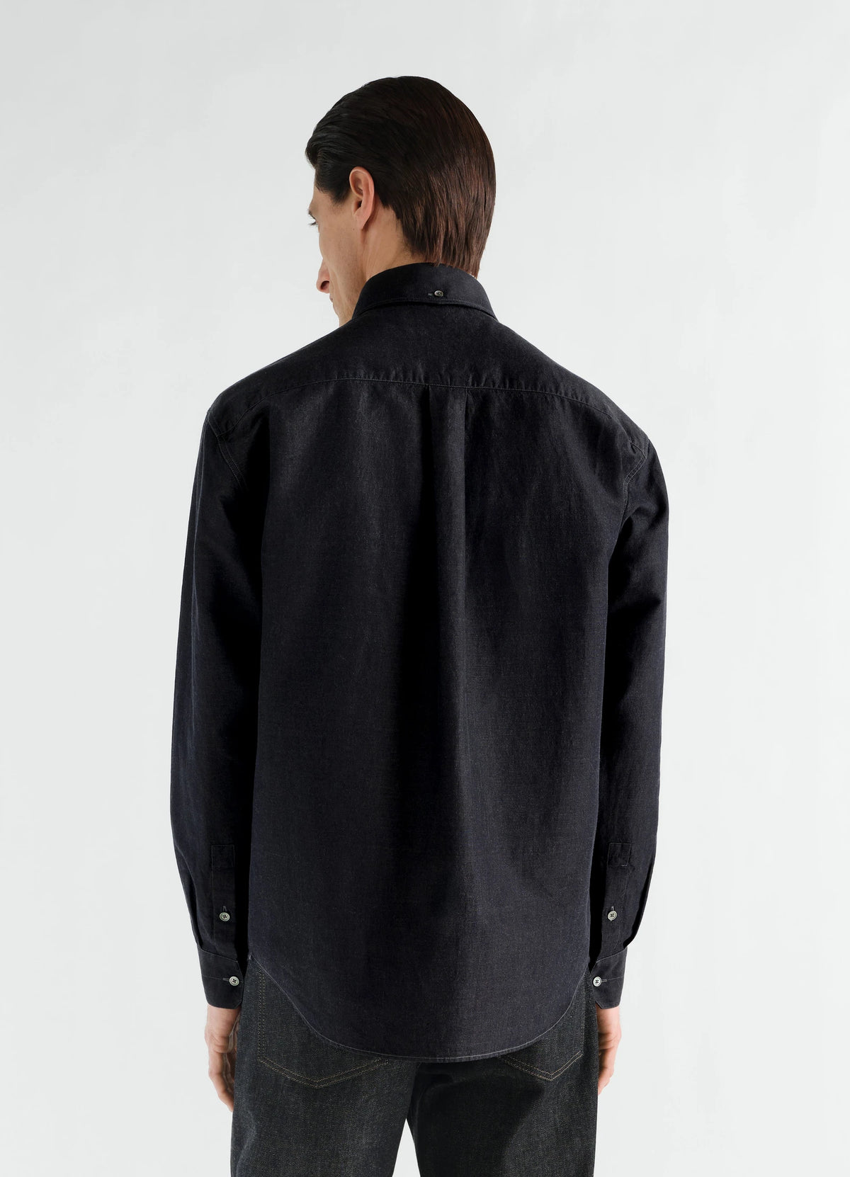 Button Down Shirt Coal_5