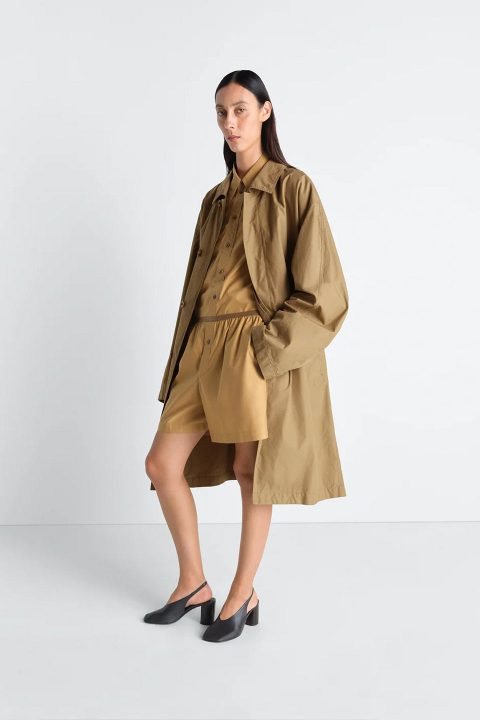 Car Coat VENTILE® Cotton Khaki