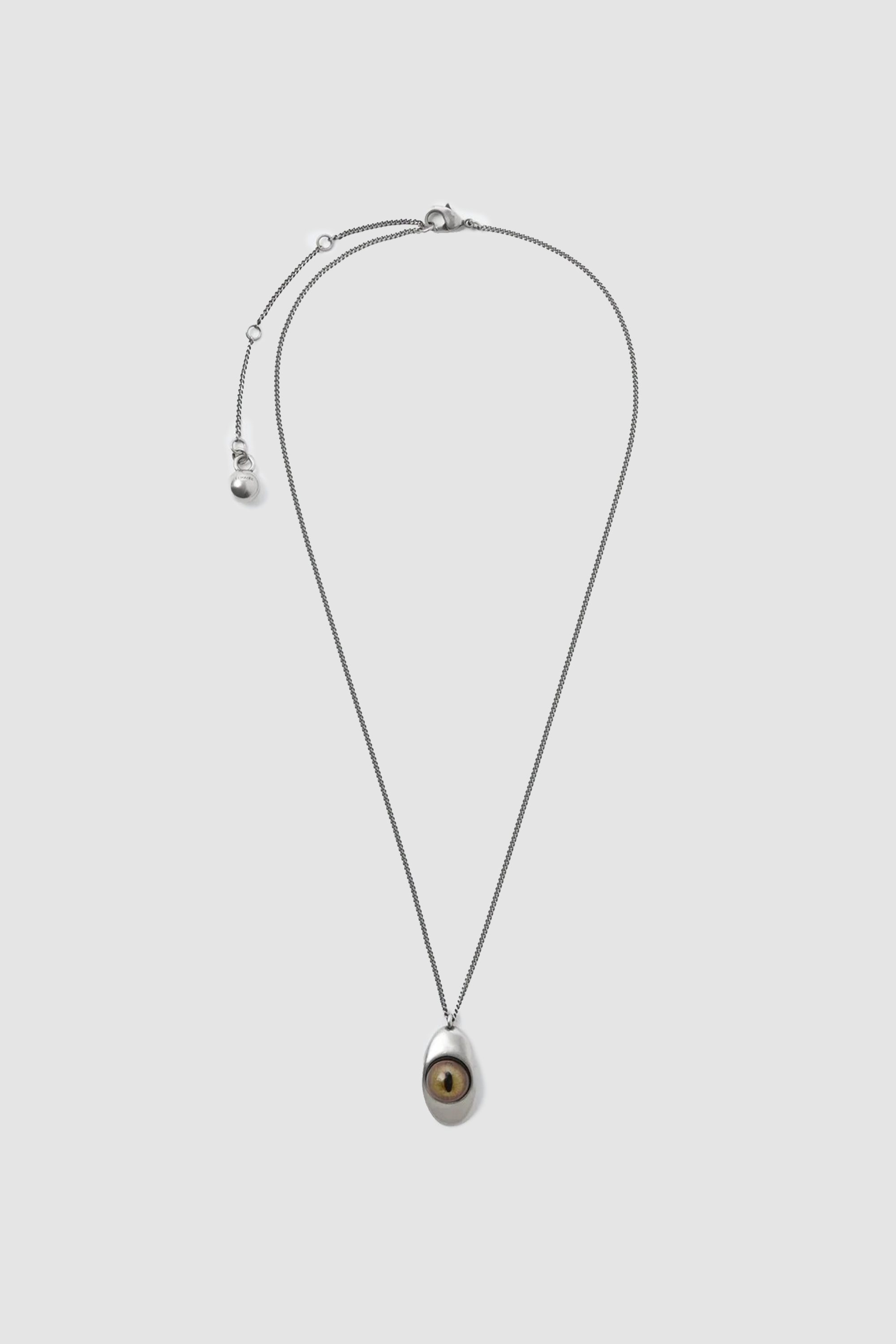 Cat Eye Pendant Necklace Light Chestnut_1