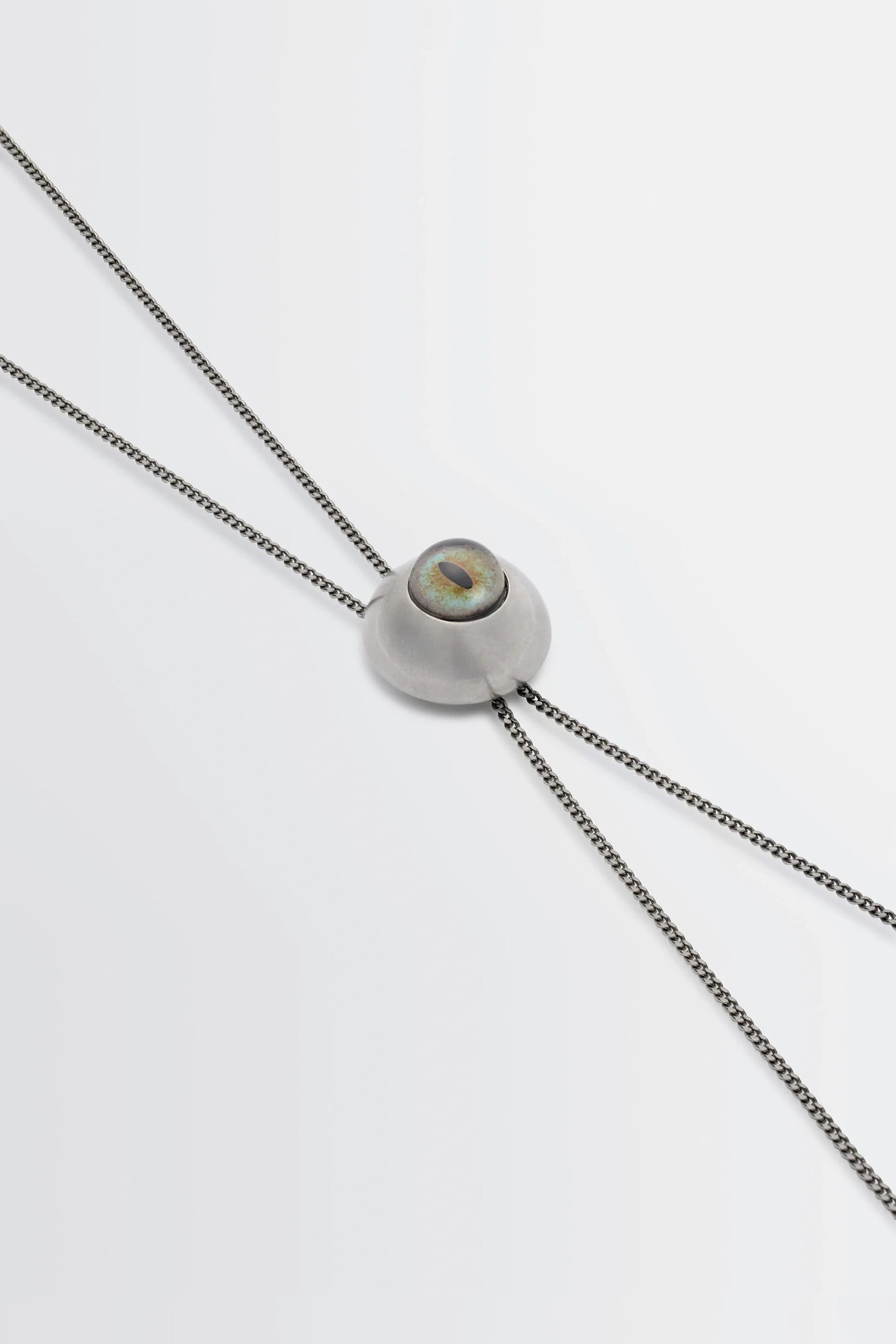 SPORTIVO [Cat eye rattle bolo tie glacier]