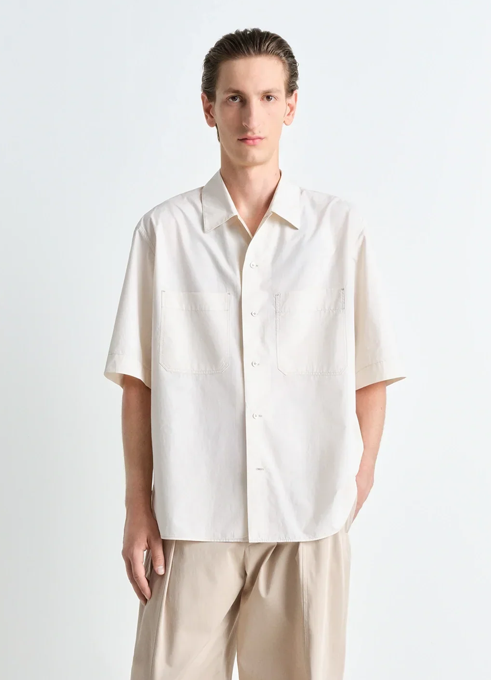 Convertible Shirt Warm Beige_1