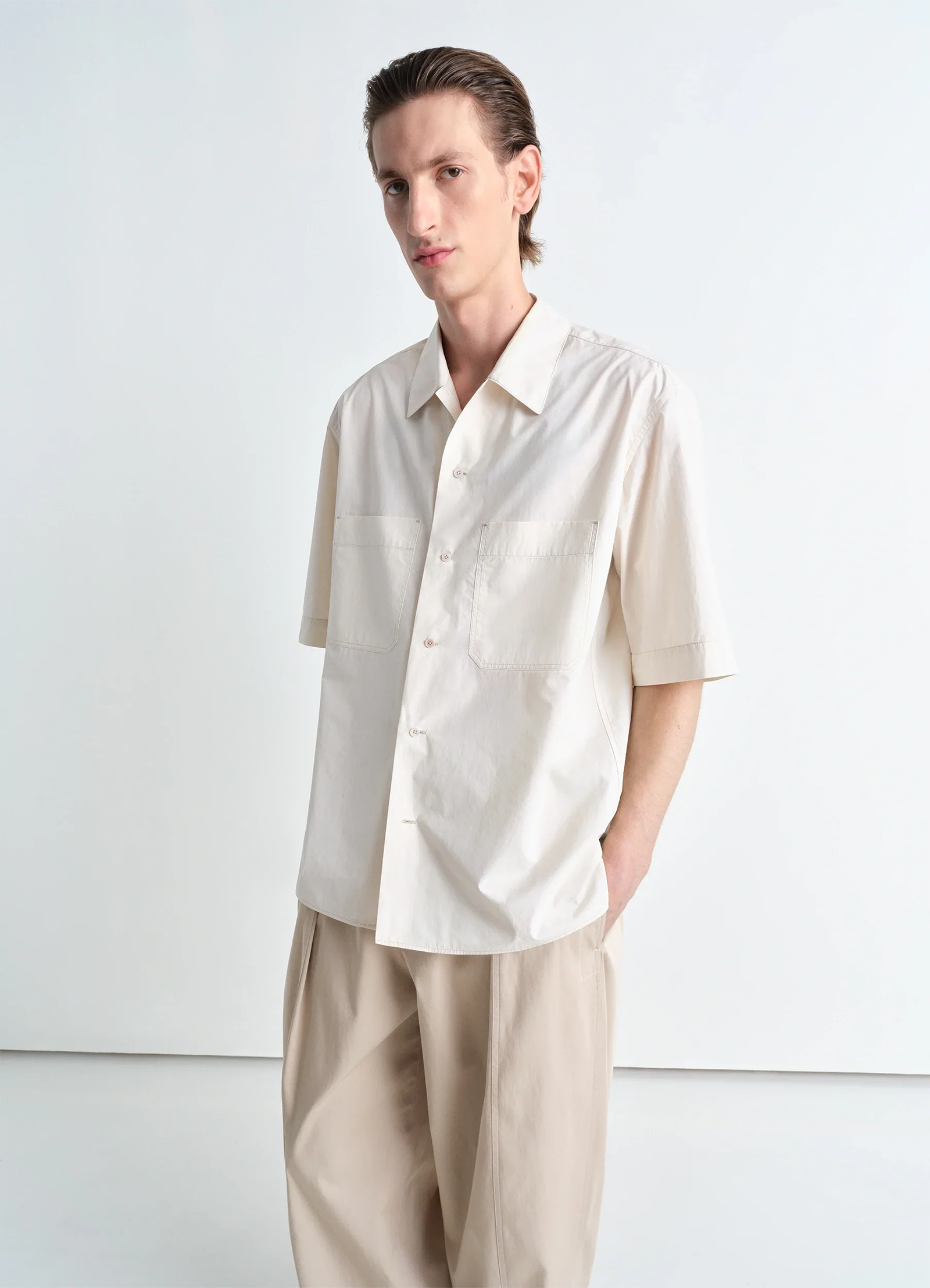 Convertible Shirt Warm Beige