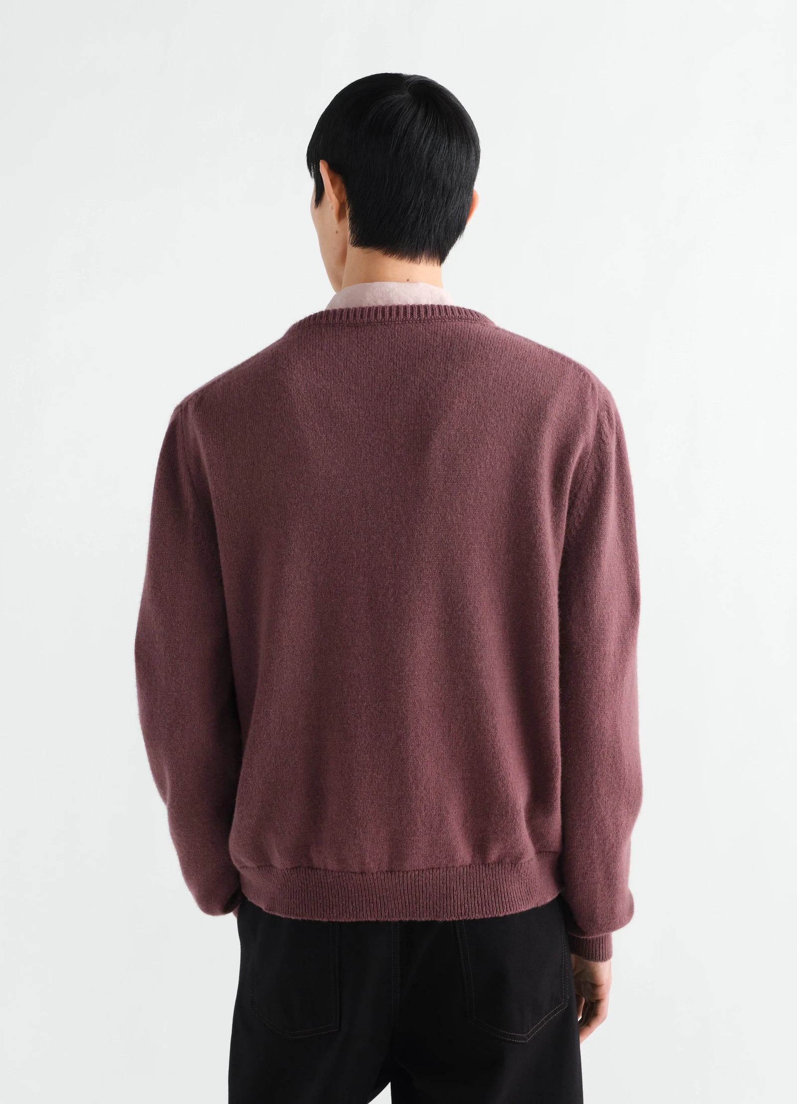 Crew Neck Sweater Mauve_5