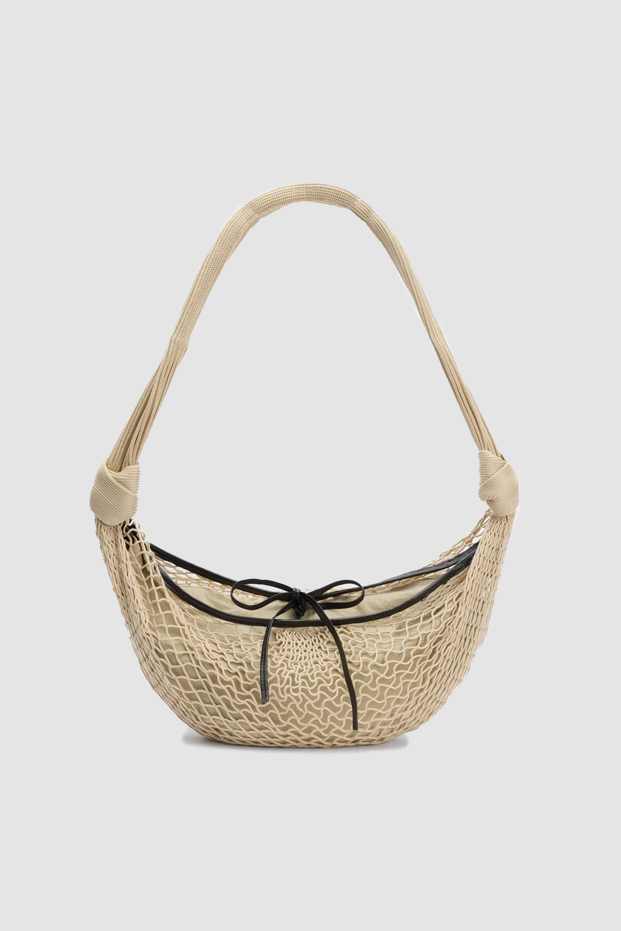 Croissant Filt Bag Light Beige