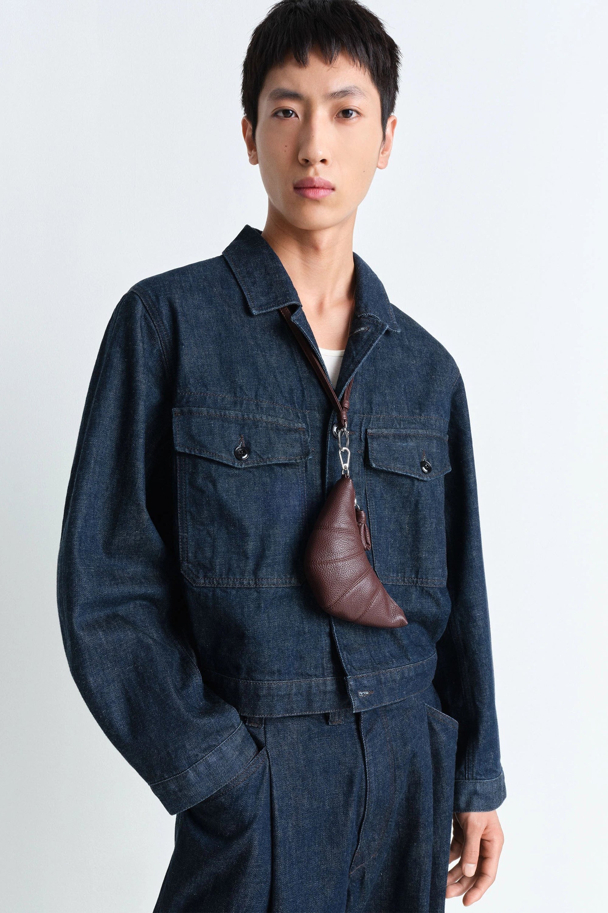 Crossbody Croissant Coin Purse Roasted Pecan_1