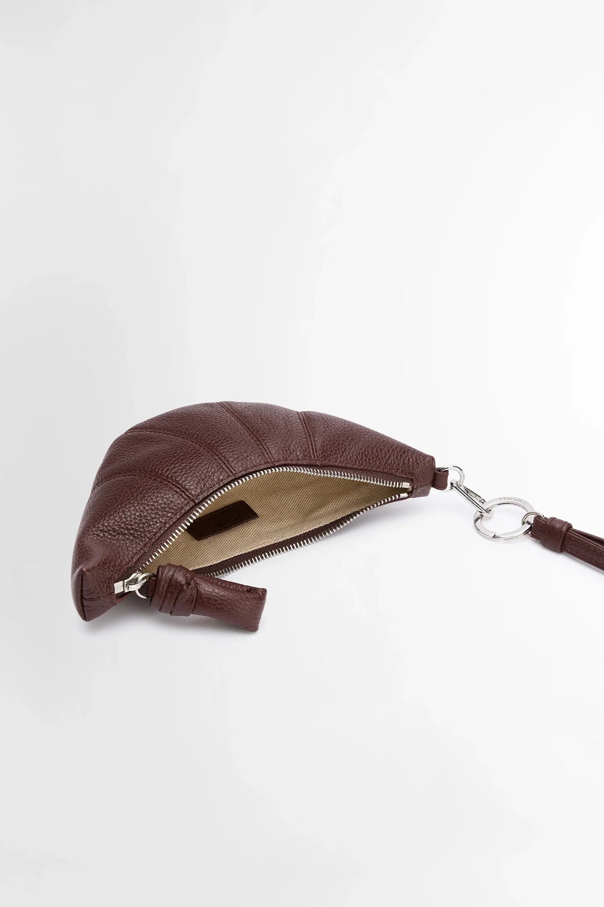 SPORTIVO [Crossbody croissant coin purse roasted pecan]